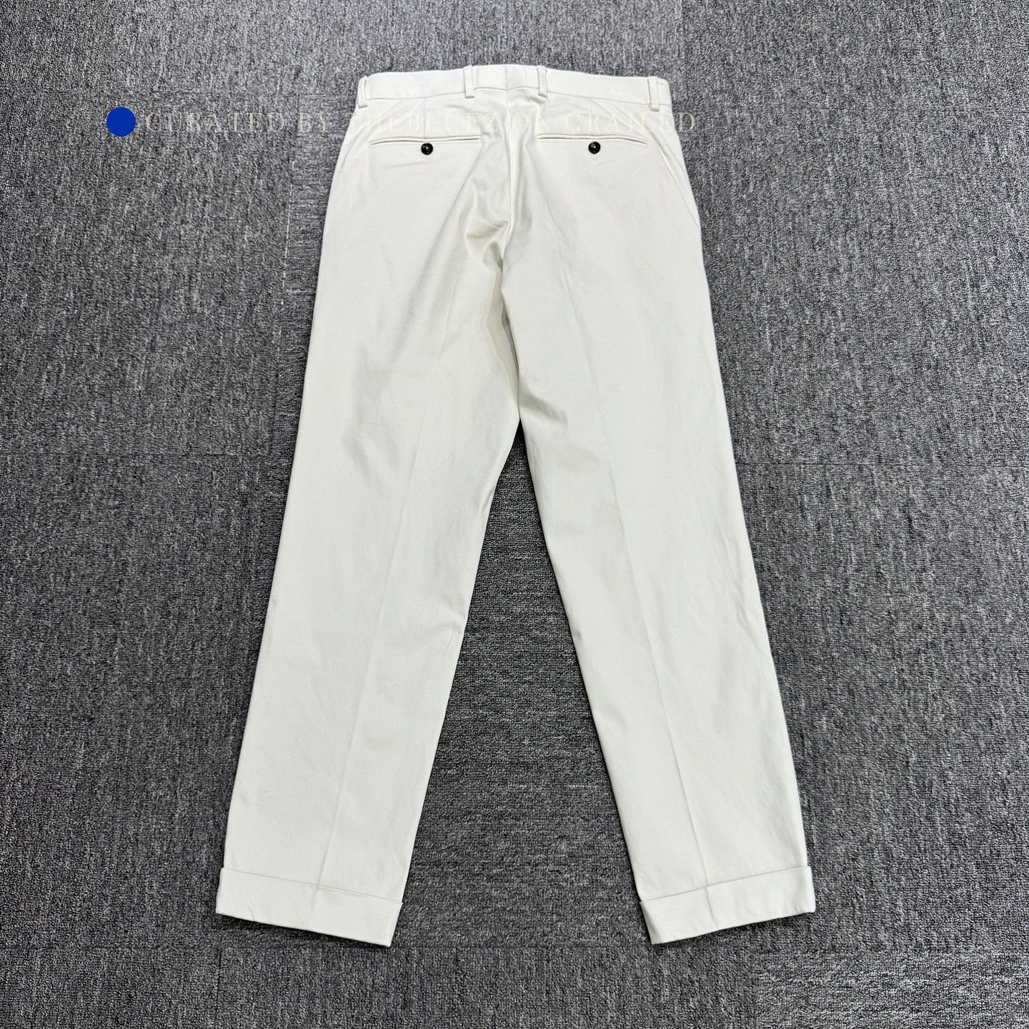 Loro Piana Beige Casual Pants with Rolled Cuffs - Size 30 Size US 30 / EU 46 - 2 Thumbnail