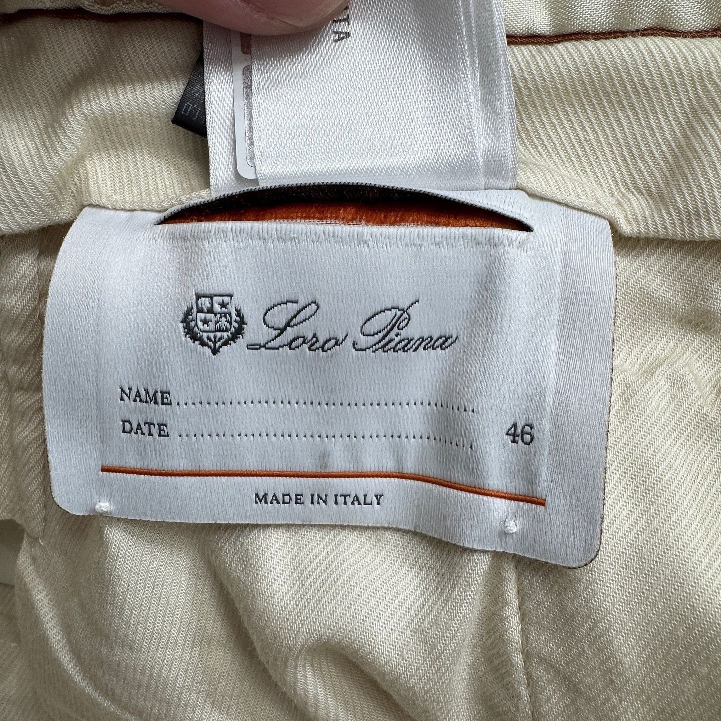 Loro Piana Beige Casual Pants with Rolled Cuffs - Size 30 Size US 30 / EU 46 - 3 Thumbnail
