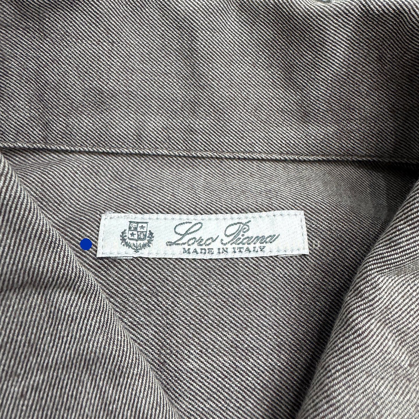 Loro Piana Gray Long Sleeve Button Up Shirt Size US S / EU 44-46 / 1 - 3 Thumbnail