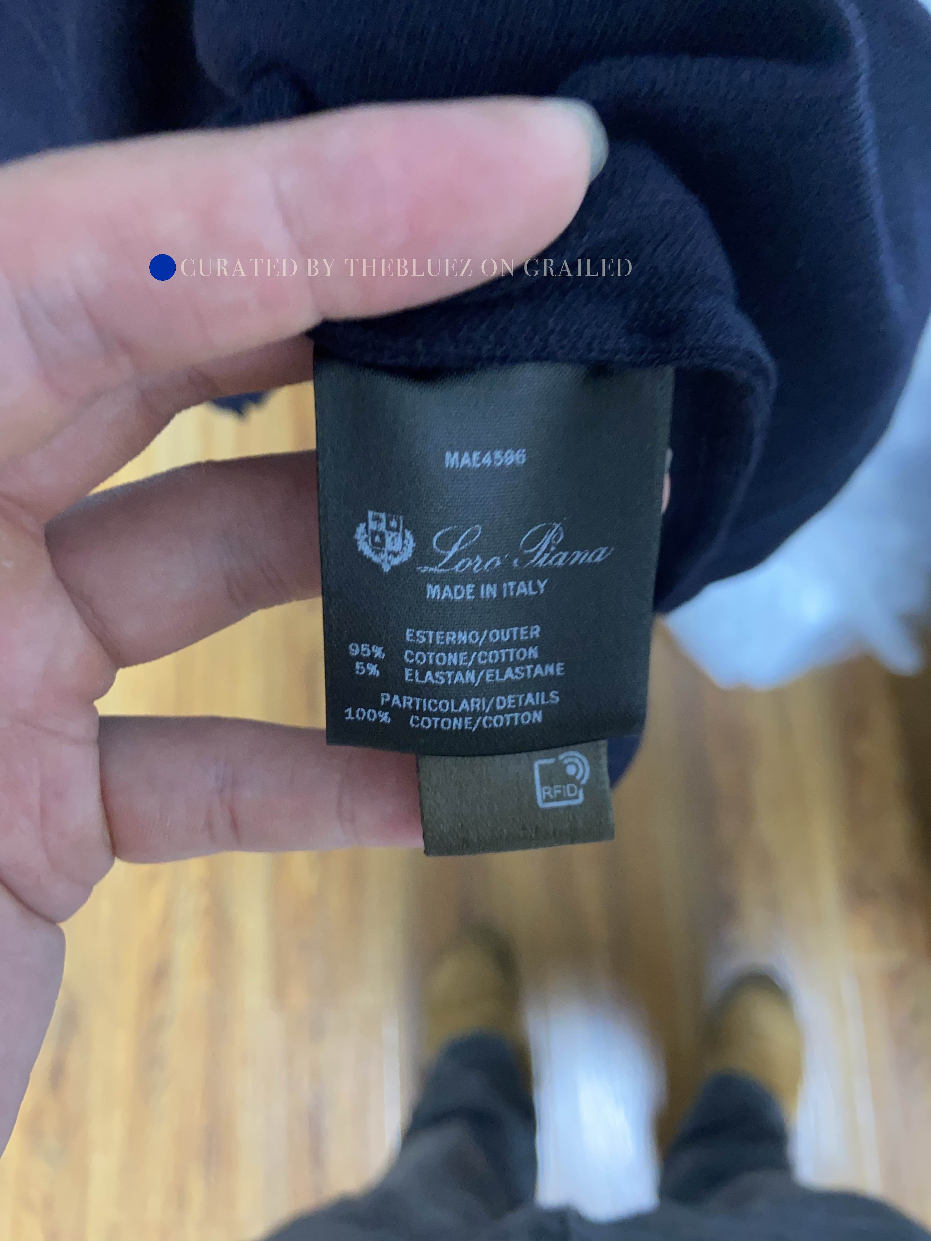 Loro Piana Blue Short-Sleeve Polo Shirt Size M Size US M / EU 48-50 / 2 - 4 Thumbnail