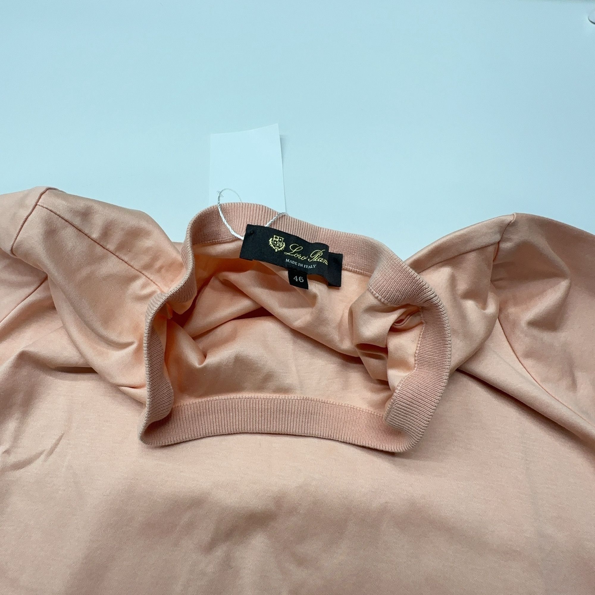 Loro Piana Pink Short-Sleeve Crewneck T-Shirt Size US S / EU 44-46 / 1 - 6 Thumbnail