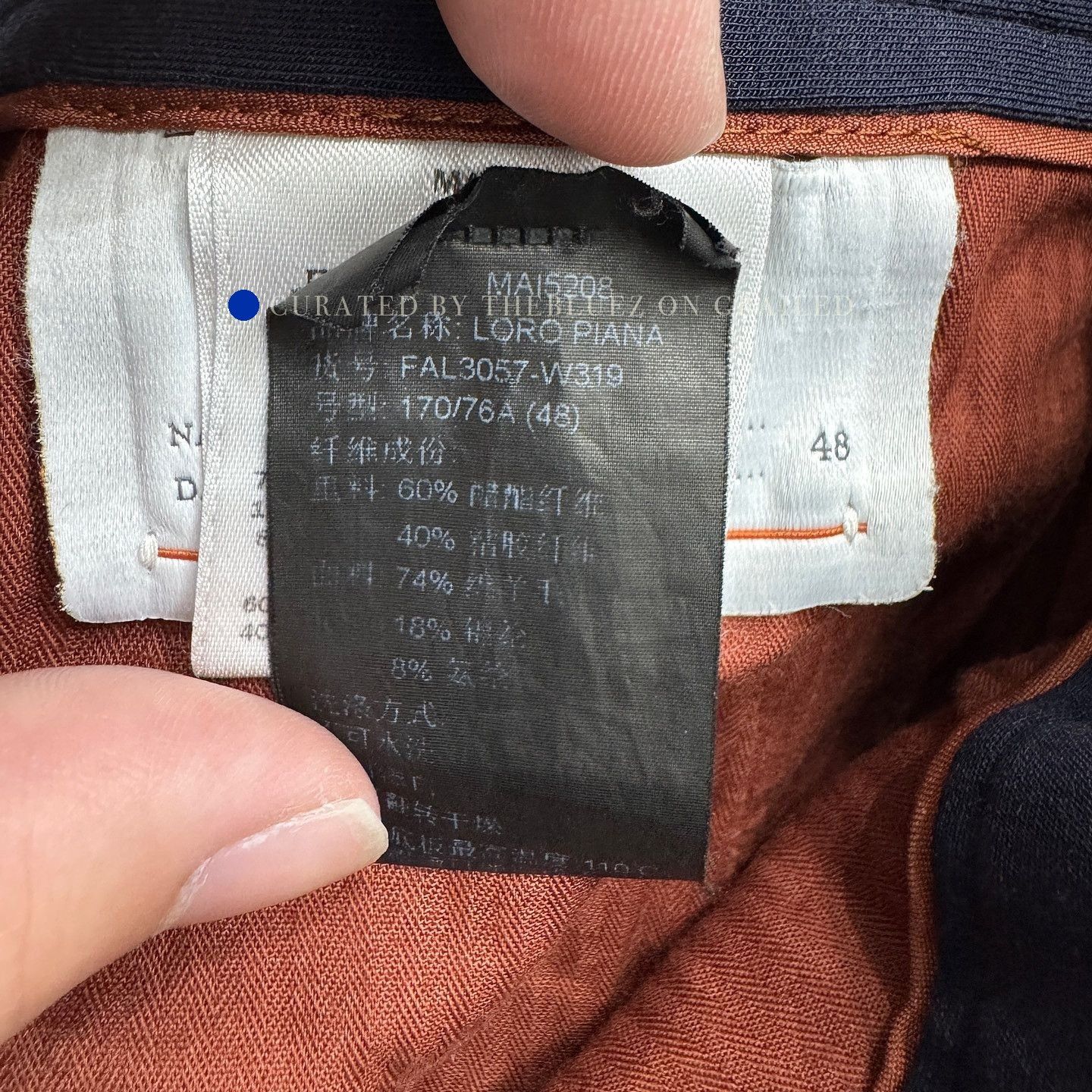 Loro Piana Blue Casual Pants Size 32 Size US 32 / EU 48 - 4 Thumbnail