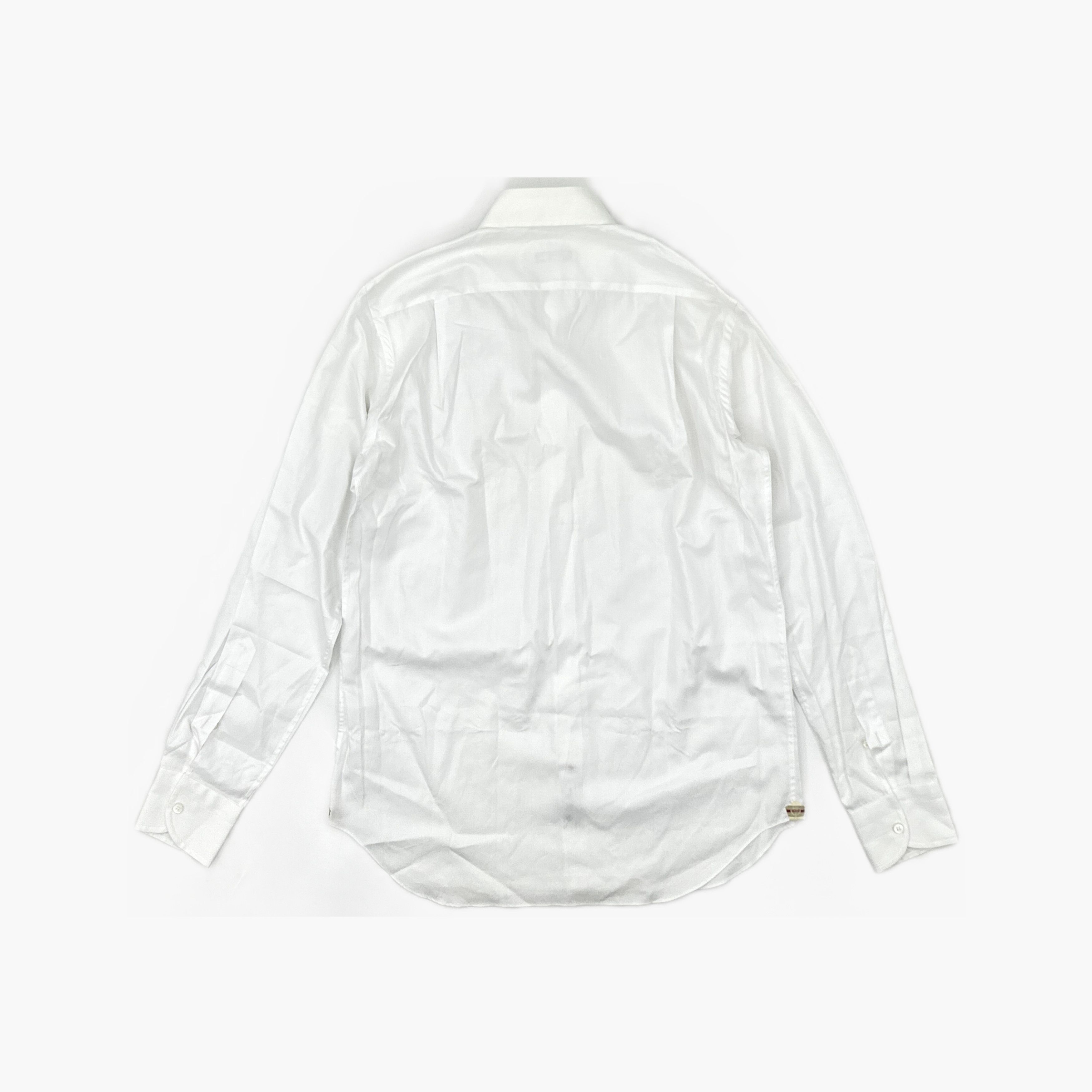 Loro Piana White Long Sleeve Button-Up Shirt Size US XXS / EU 40 - 2 Thumbnail