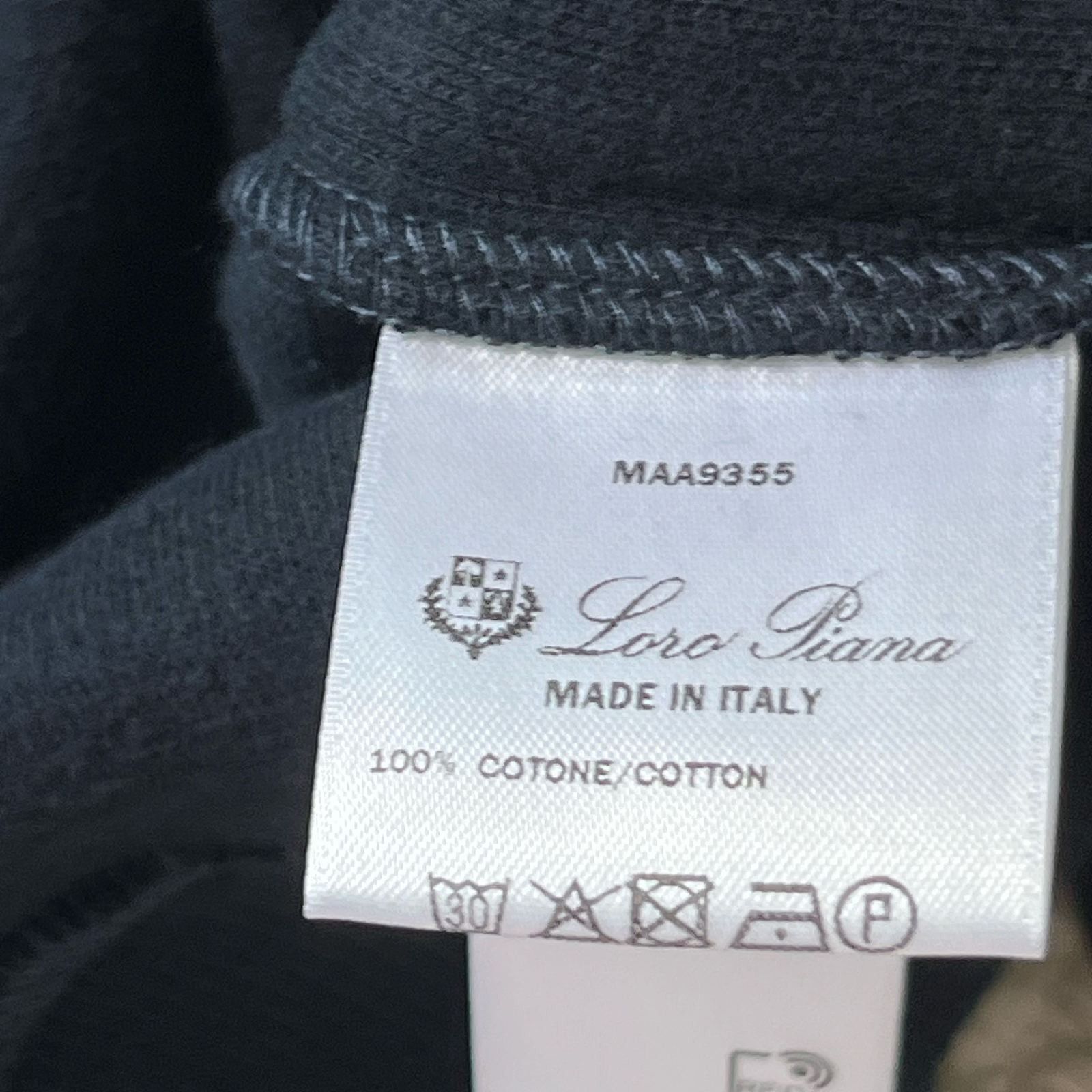 Loro Piana Blue Long-Sleeve Sweatshirt - Size L Size US L / EU 52-54 / 3 - 4 Thumbnail
