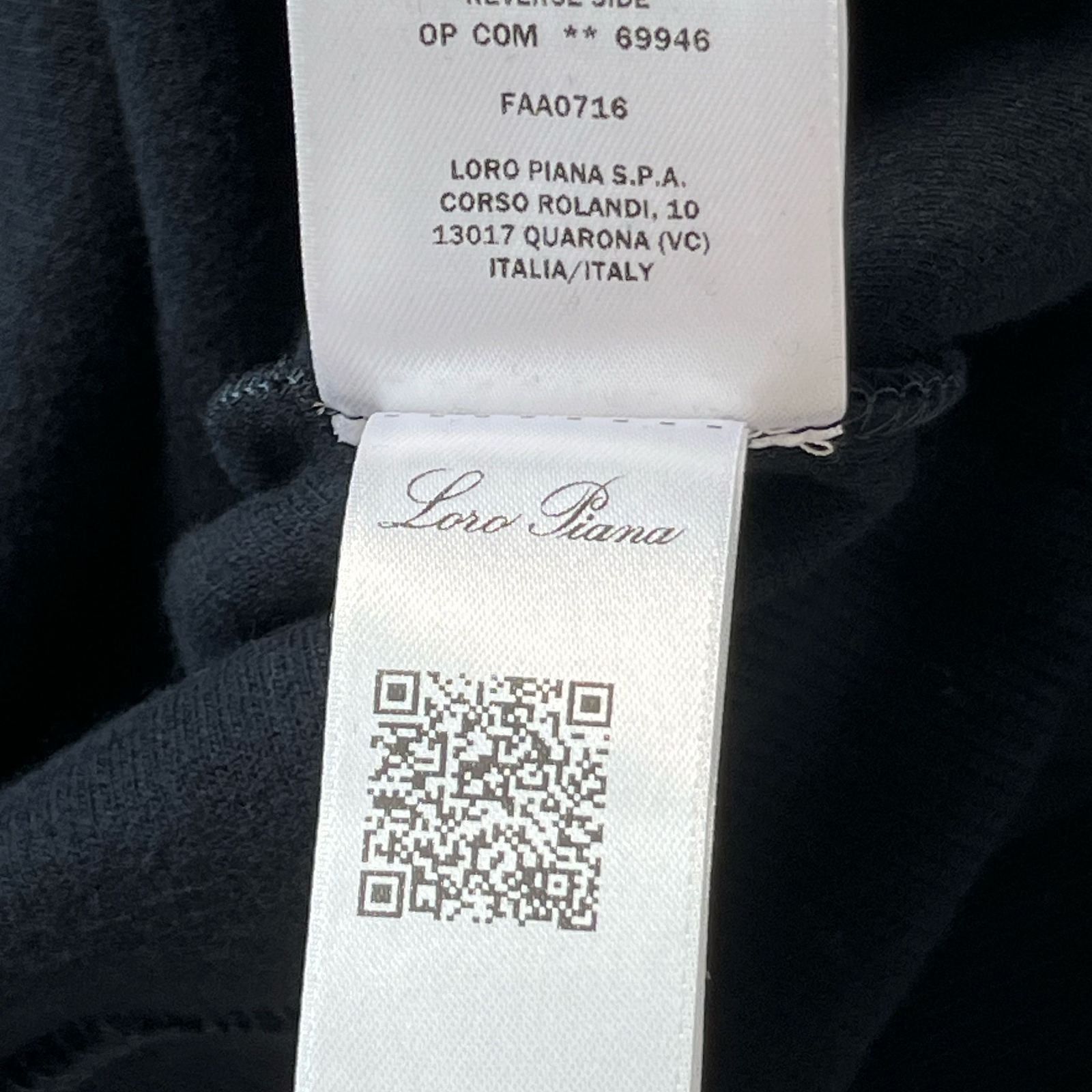 Loro Piana Blue Long-Sleeve Sweatshirt - Size L Size US L / EU 52-54 / 3 - 5 Thumbnail