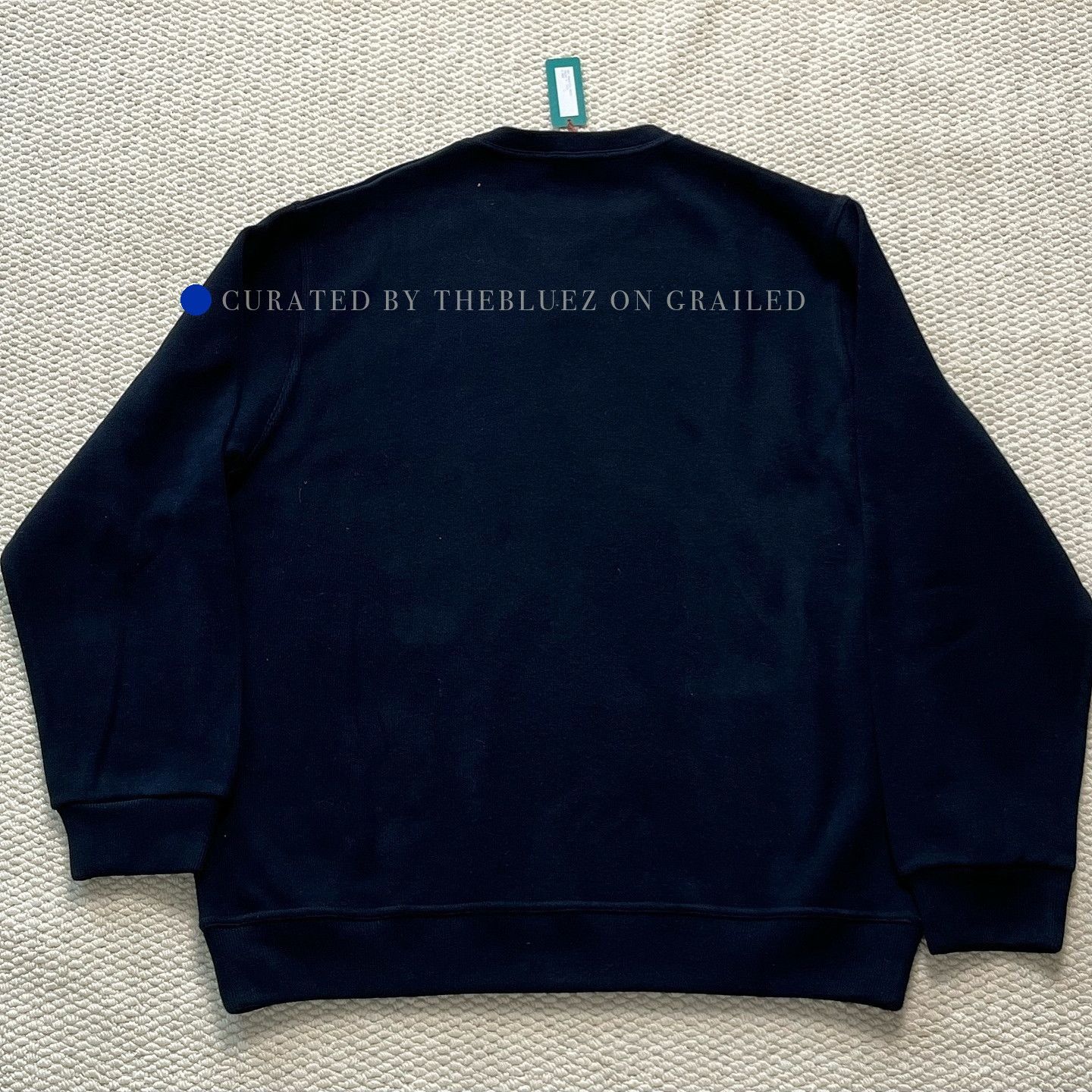 Loro Piana Blue Long-Sleeve Sweatshirt - Size L Size US L / EU 52-54 / 3 - 2 Thumbnail