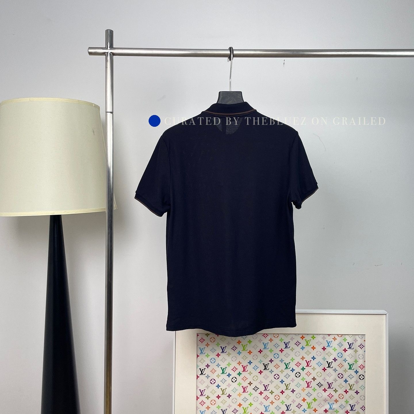 Loro Piana Blue Short Sleeve Polo Shirt Size US M / EU 48-50 / 2 - 2 Thumbnail