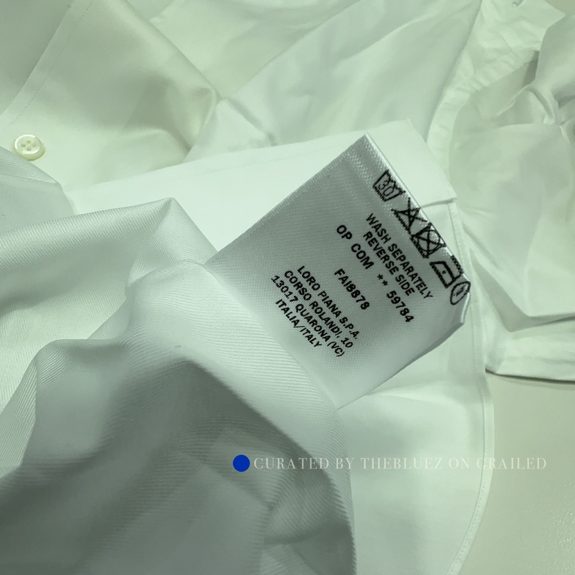 Loro Piana White Long-Sleeve Button-Up Shirt Size US XXS / EU 40 - 4 Thumbnail