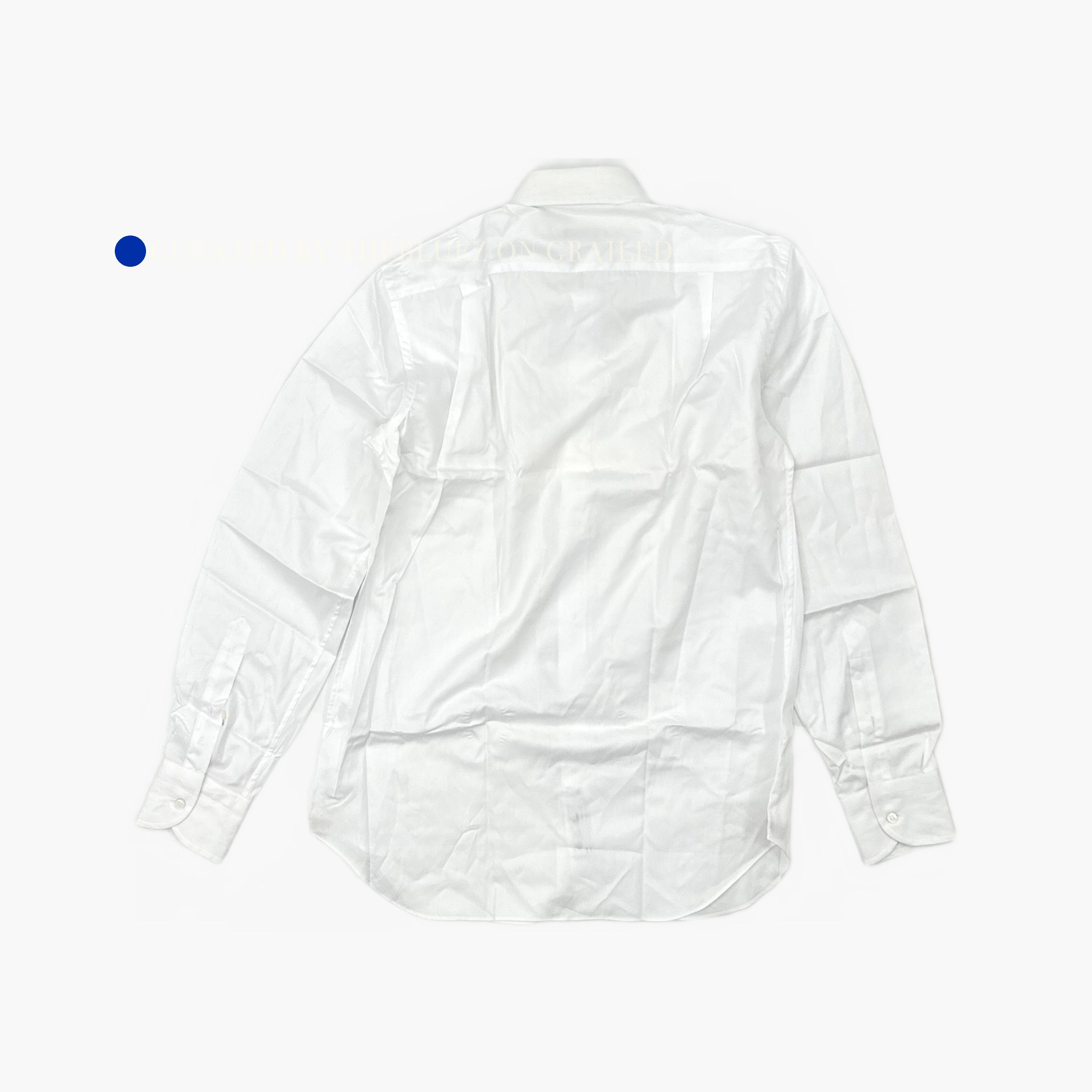 Loro Piana White Long-Sleeve Button-Up Shirt Size US XXS / EU 40 - 2 Thumbnail