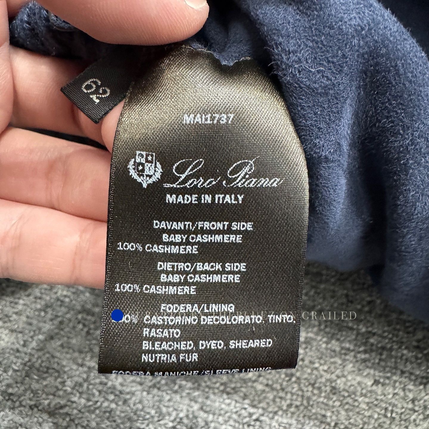 Loro Piana Blue Ribbed Knit Suede Panel Bomber Jacket XXL Size US XXL / EU 58 / 5 - 4 Thumbnail