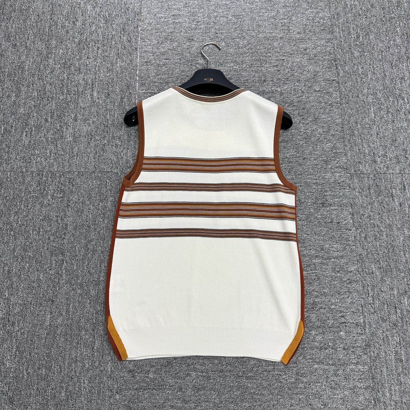 Loro Piana Multi Striped Sleeveless Knit Top - Size S Size US S / EU 44-46 / 1 - 2 Thumbnail