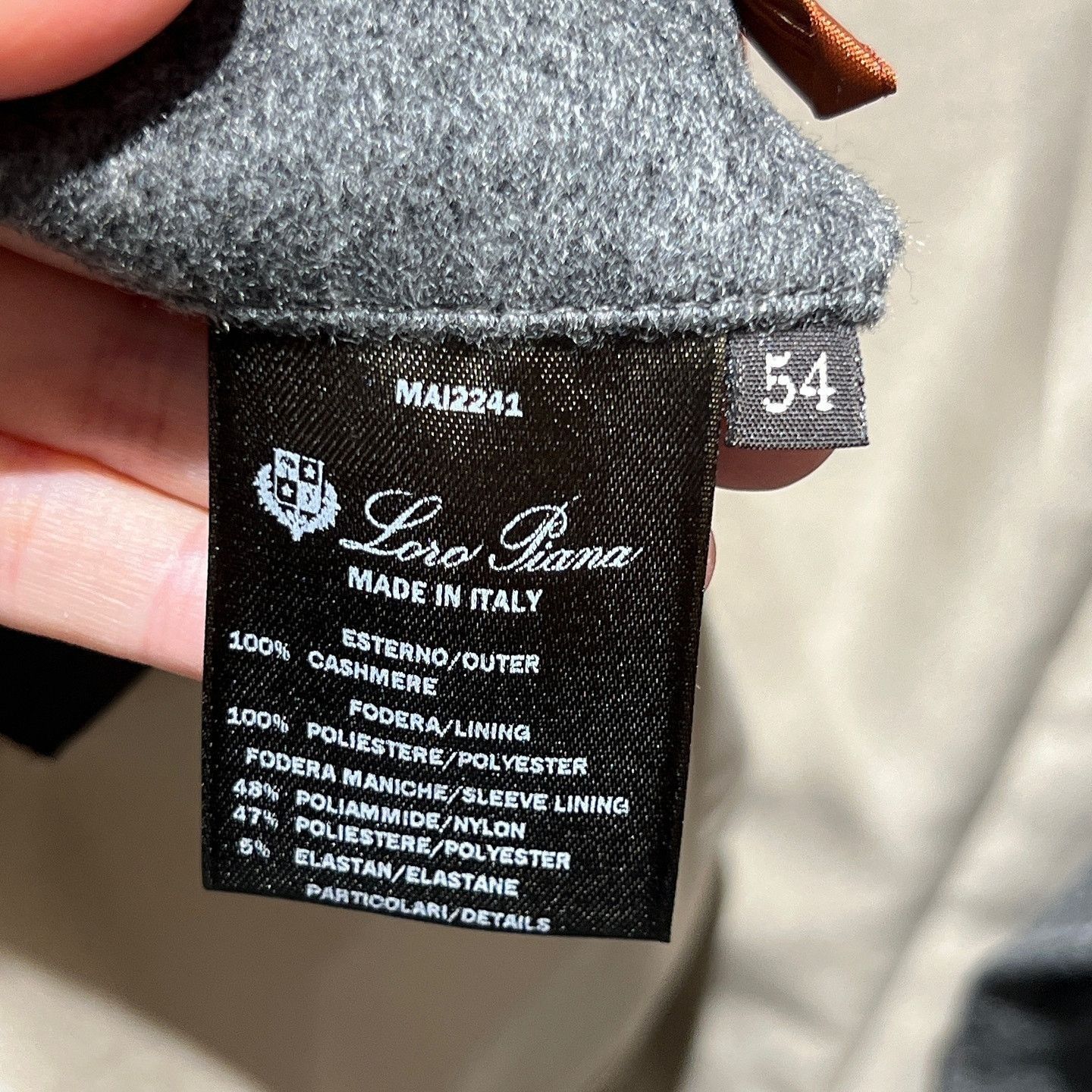 Loro Piana Gray Long Wool Blend Coat Size L Size US L / EU 52-54 / 3 - 4 Thumbnail