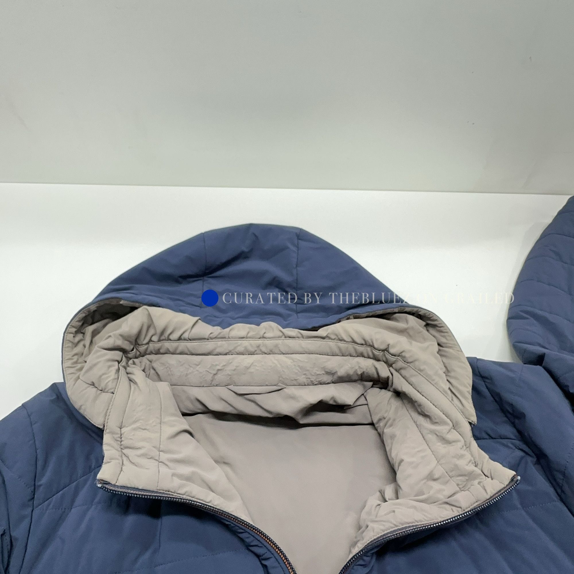 Loro Piana Blue Hooded Light Jacket Size L Size US L / EU 52-54 / 3 - 6 Thumbnail