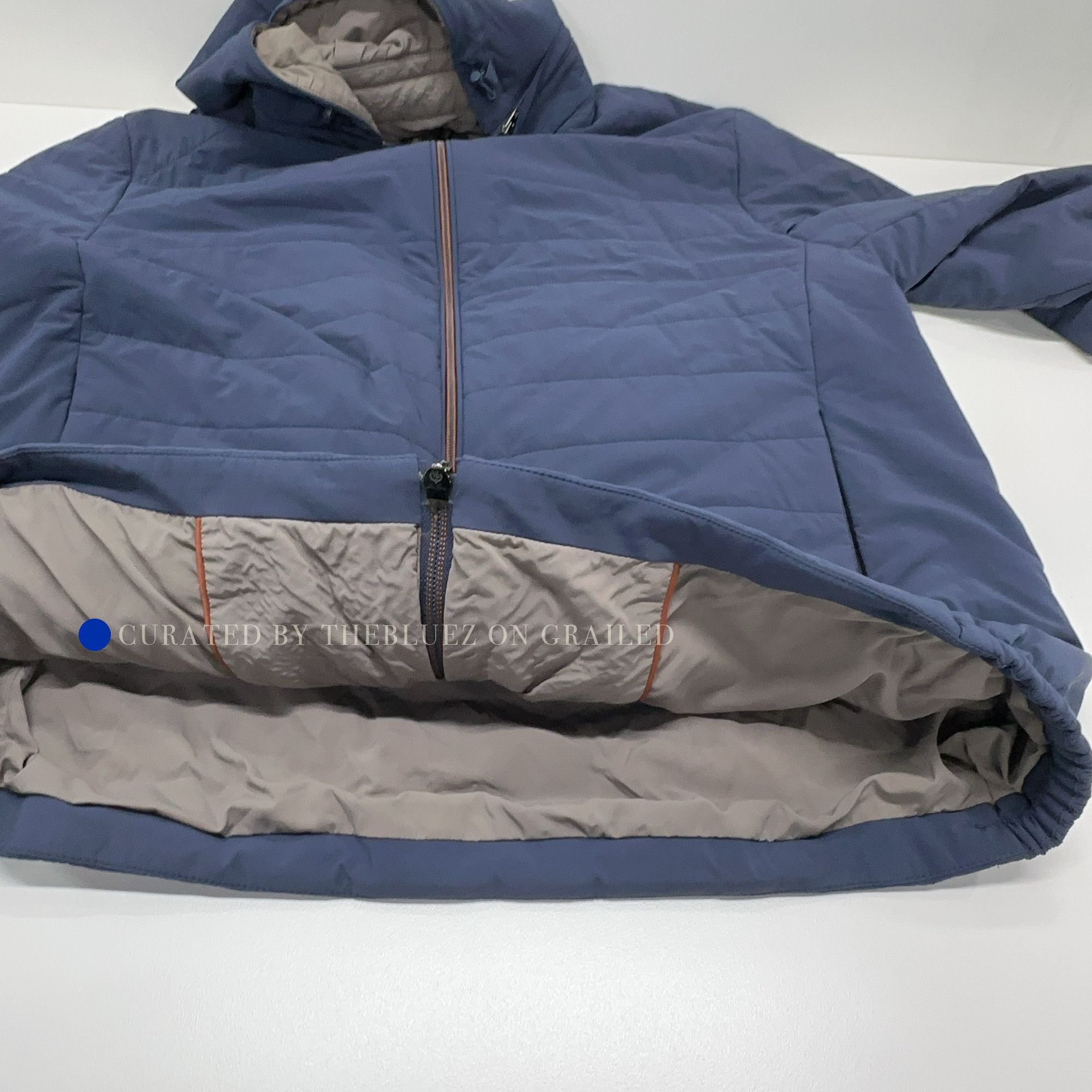 Loro Piana Blue Hooded Light Jacket Size L Size US L / EU 52-54 / 3 - 10 Thumbnail