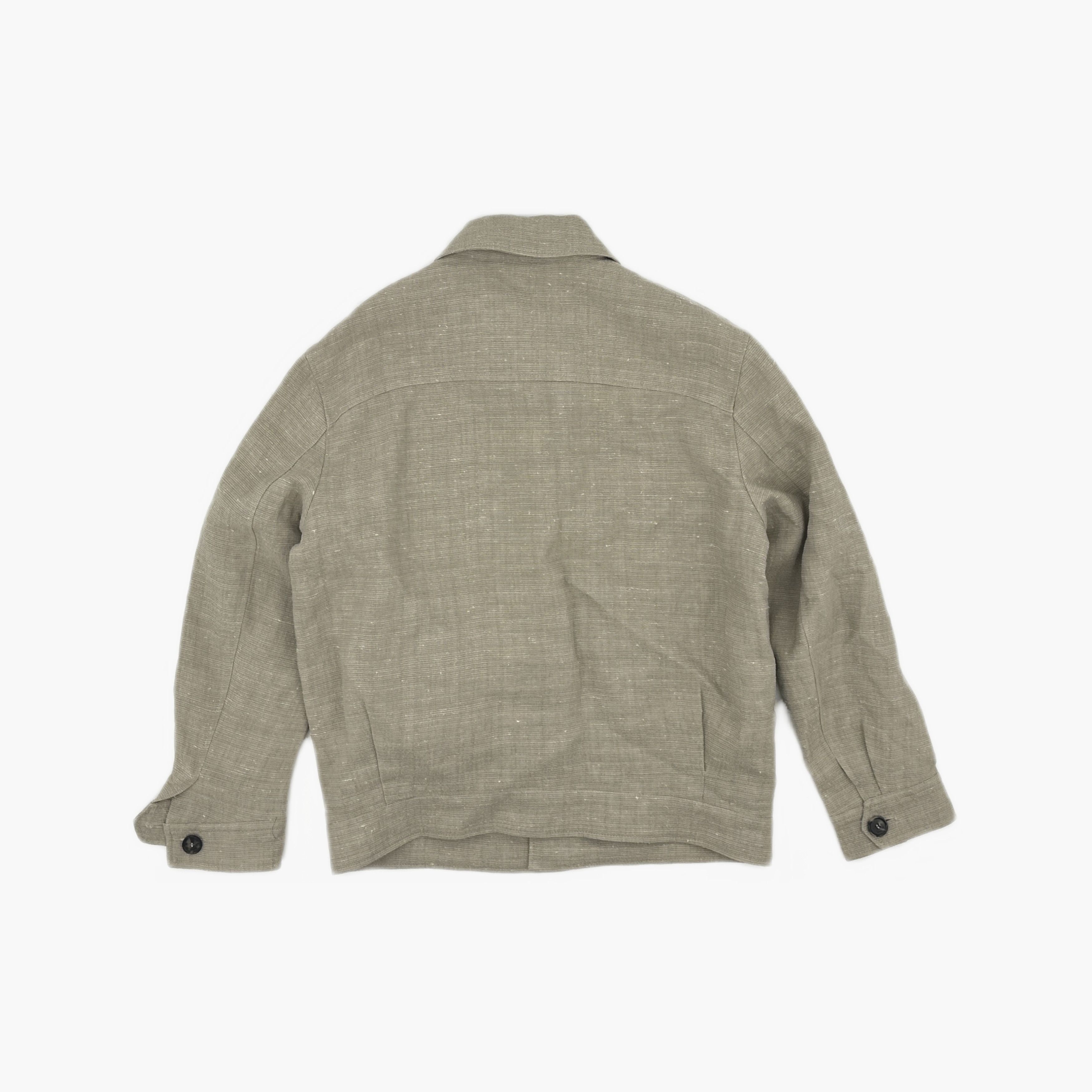 Loro Piana Beige Button-Front Light Jacket with Chest Pockets Size US S / EU 44-46 / 1 - 2 Thumbnail