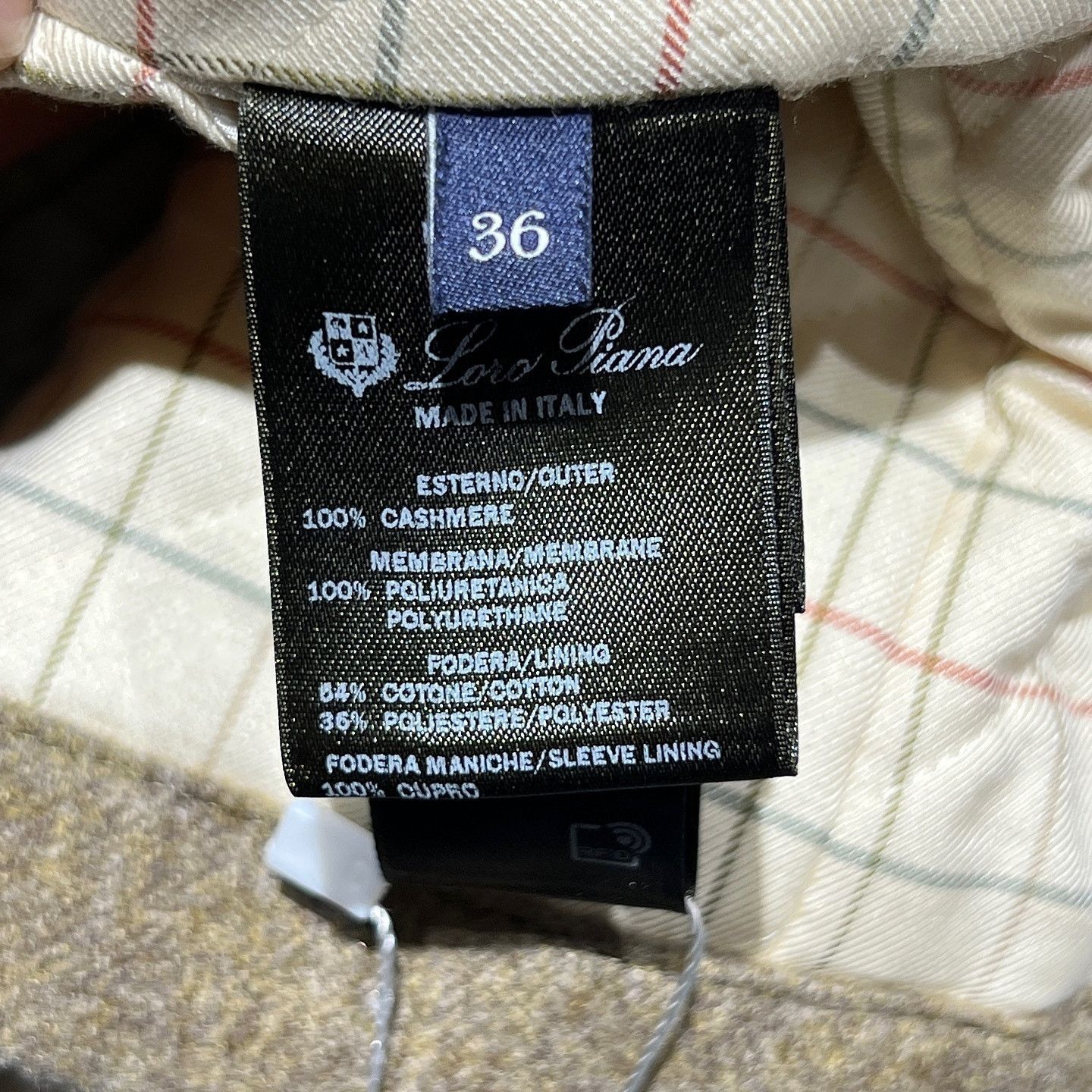 Loro Piana Beige Structured Jacket with Pockets - Size S Size US S / EU 44-46 / 1 - 4 Thumbnail