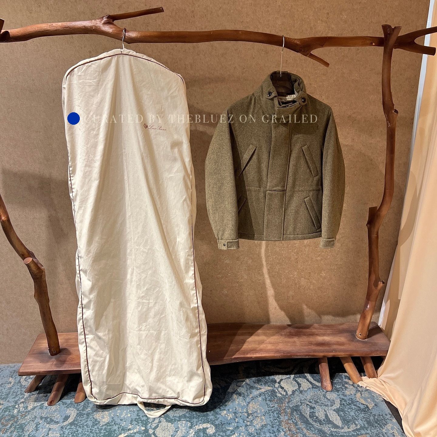 Loro Piana Beige Structured Jacket with Pockets - Size S Size US S / EU 44-46 / 1 - 7 Thumbnail