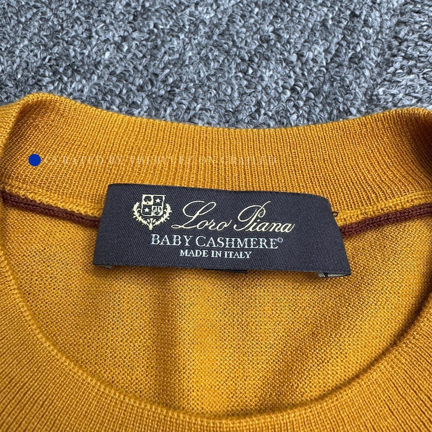 Loro Piana Yellow Long Sleeve Knit Sweater Size US M / EU 48-50 / 2 - 3 Thumbnail
