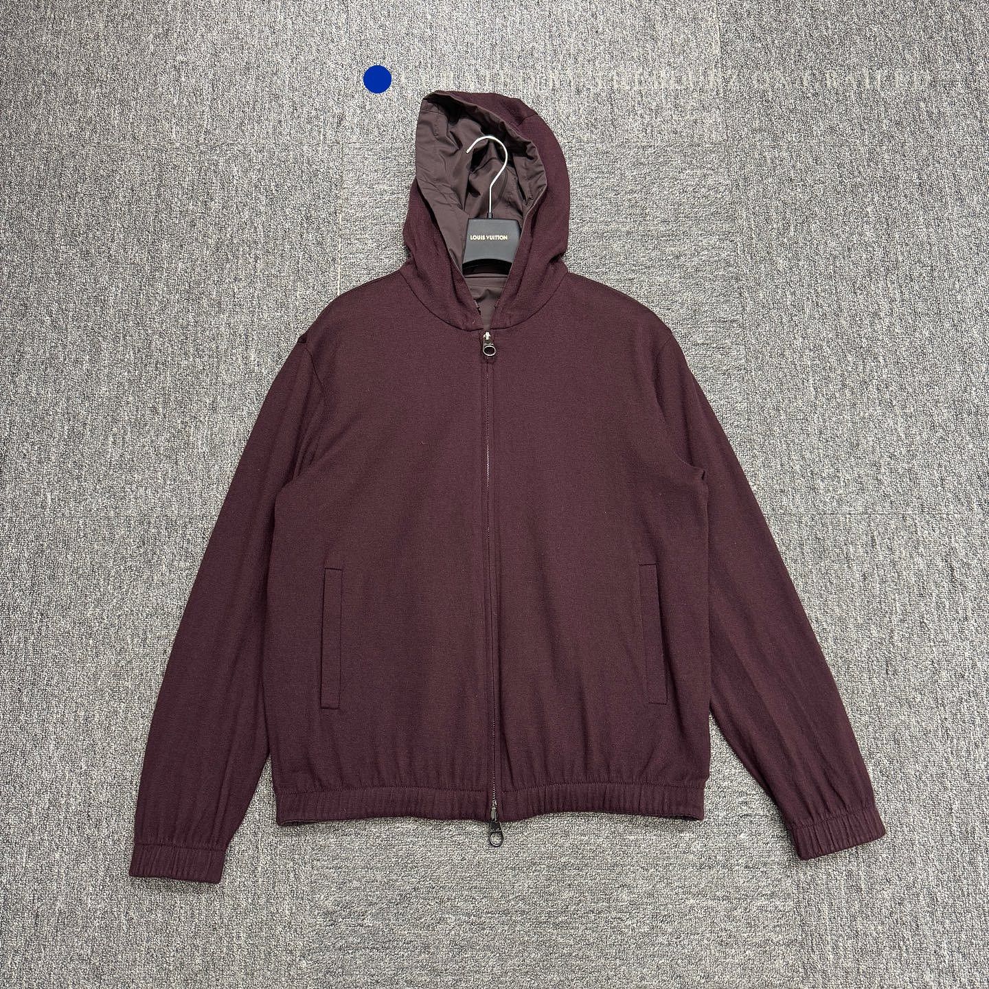 Loro Piana Purple Hooded Zip-Up Light Jacket Size S Size US S / EU 44-46 / 1 - 6 Thumbnail