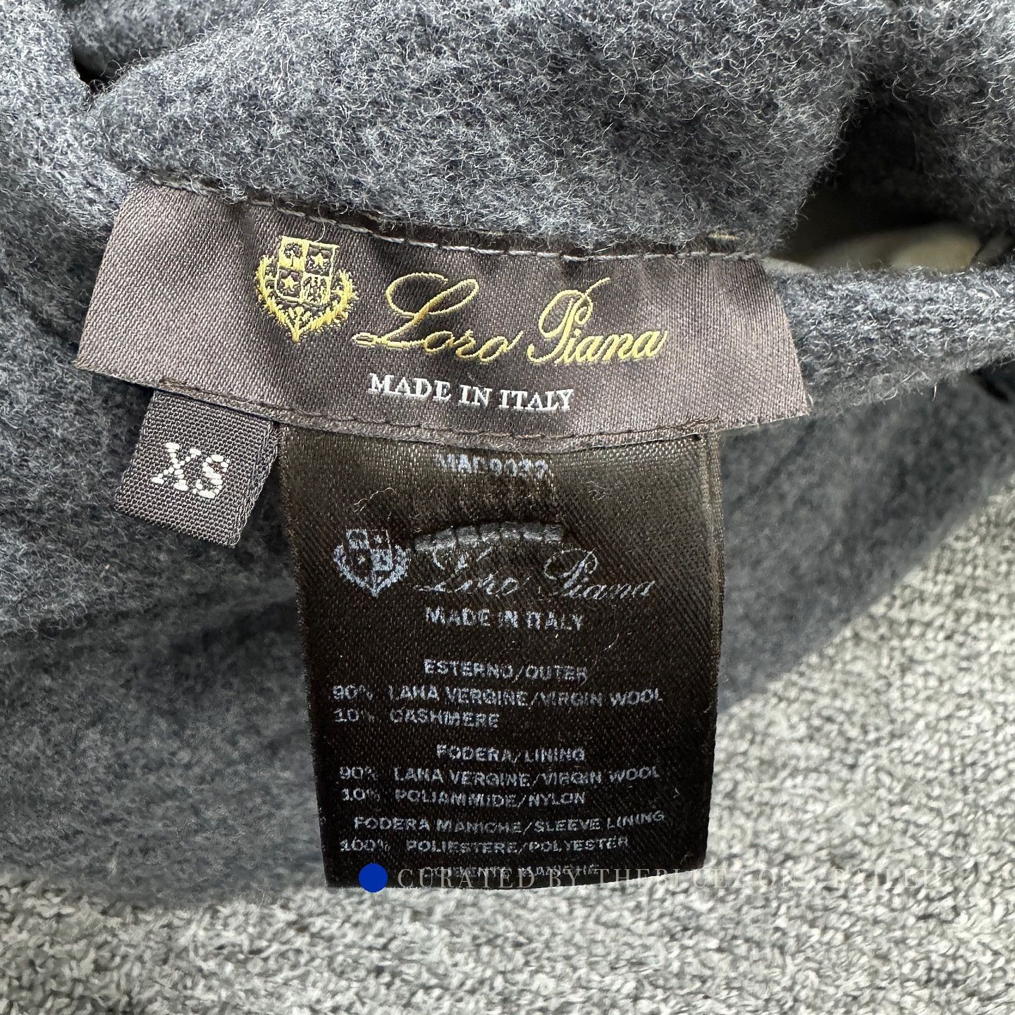 Loro Piana Gray Shearling Collar Button-Up Jacket XS Size US XS / EU 42 / 0 - 3 Thumbnail