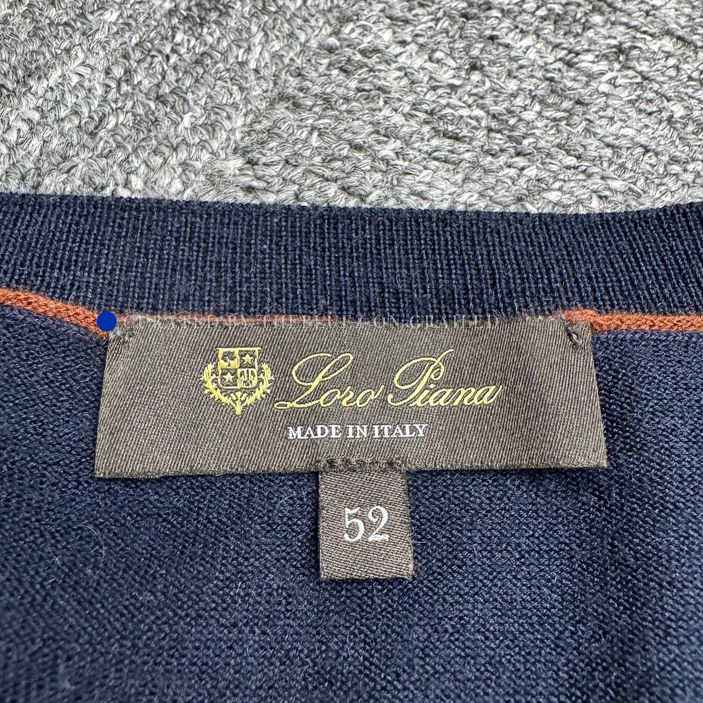 Loro Piana Blue Long Sleeve Crewneck Sweater Size US L / EU 52-54 / 3 - 3 Thumbnail