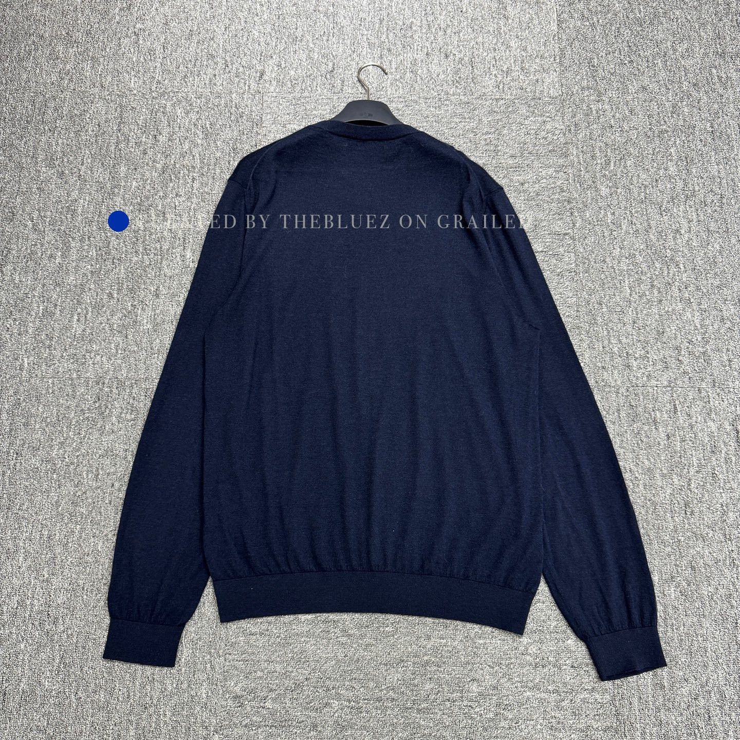 Loro Piana Blue Long Sleeve Crewneck Sweater Size US L / EU 52-54 / 3 - 2 Thumbnail