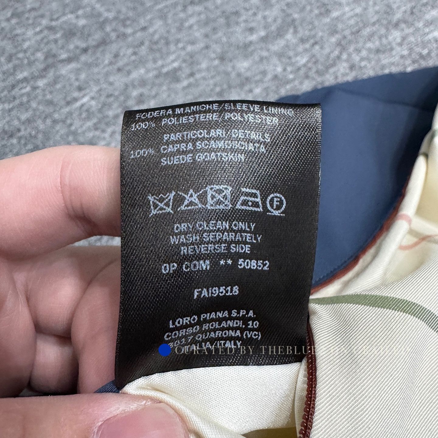 Loro Piana Blue Lightweight Jacket with Collar and Pockets Size US XXL / EU 58 / 5 - 6 Thumbnail