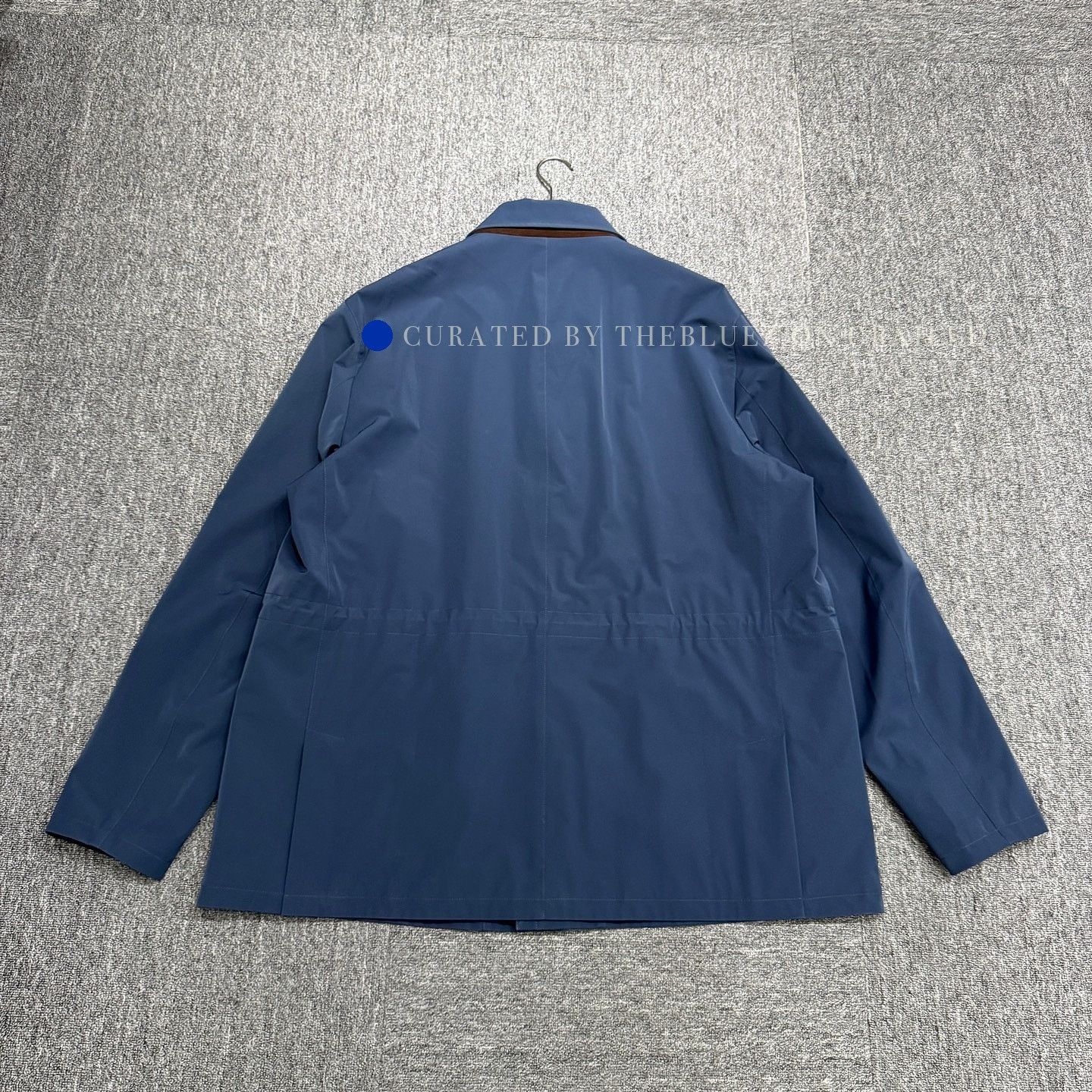 Loro Piana Blue Lightweight Jacket with Collar and Pockets Size US XXL / EU 58 / 5 - 2 Thumbnail