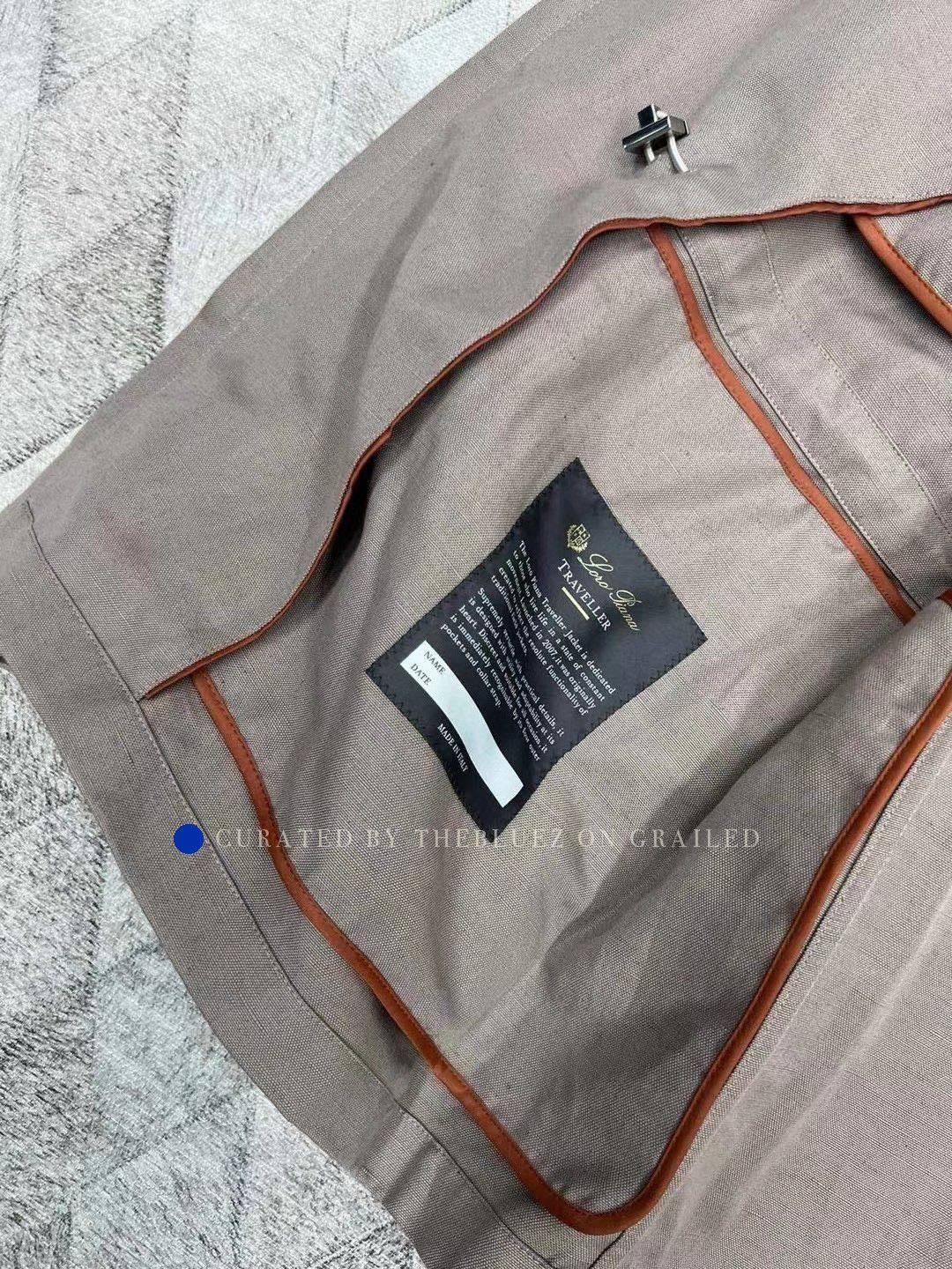 Loro Piana Brown Utility Jacket with Pockets - Size M Size US M / EU 48-50 / 2 - 4 Thumbnail