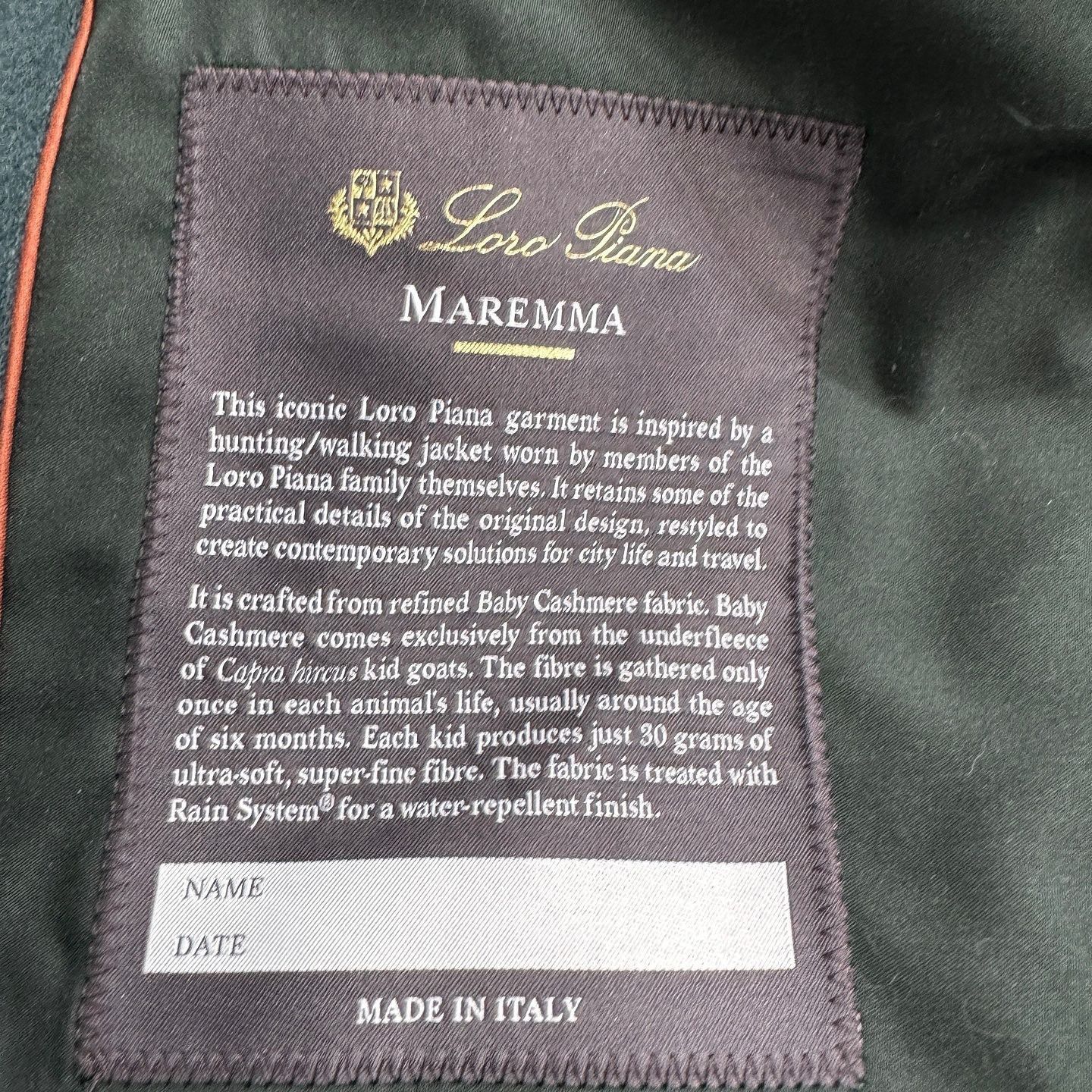 Loro Piana Green Long Winter Coat - XL Size US XL / EU 56 / 4 - 5 Thumbnail