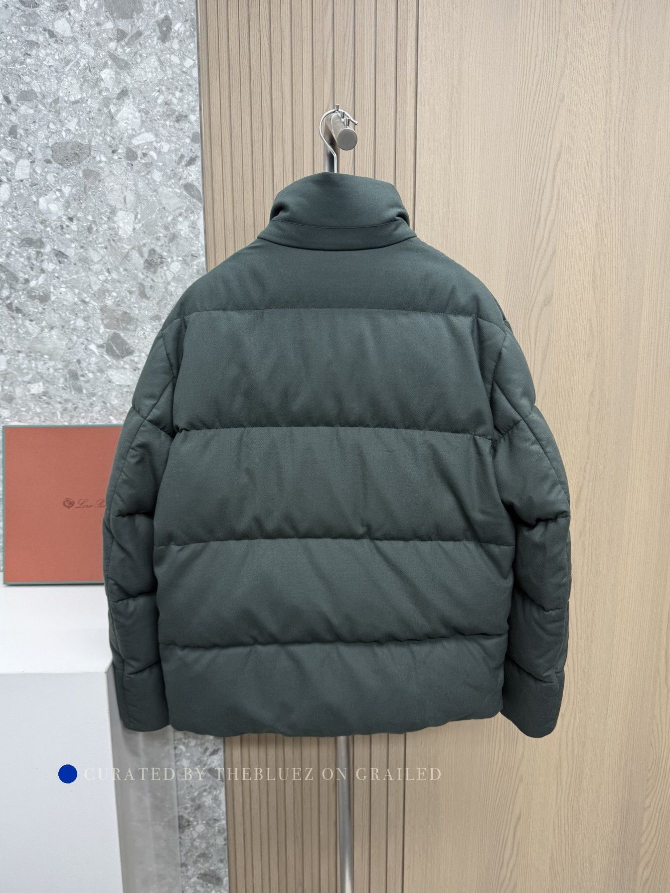 Loro Piana Green Quilted Puffer Jacket with Zip Pockets - L Size US L / EU 52-54 / 3 - 2 Thumbnail