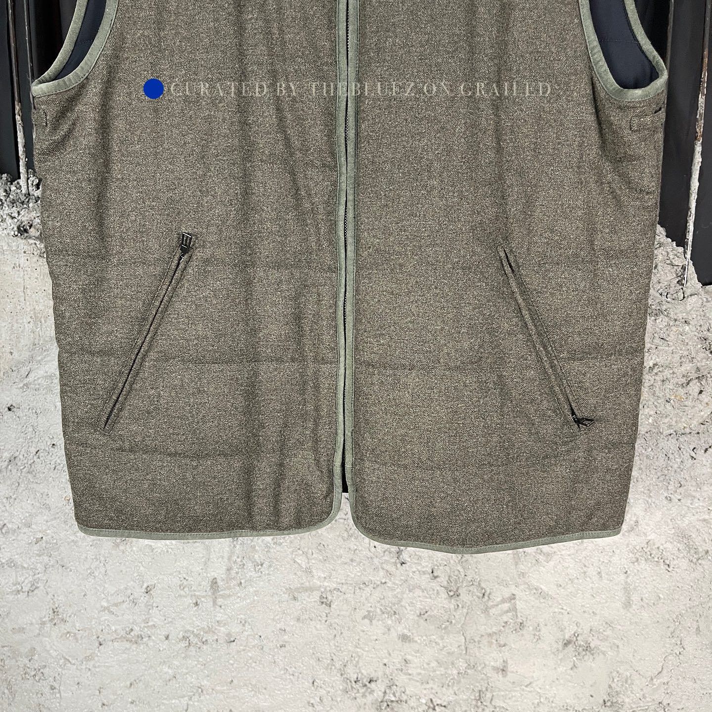 Loro Piana Green Quilted Sleeveless Outerwear Vest XL Size US XL / EU 56 / 4 - 6 Thumbnail