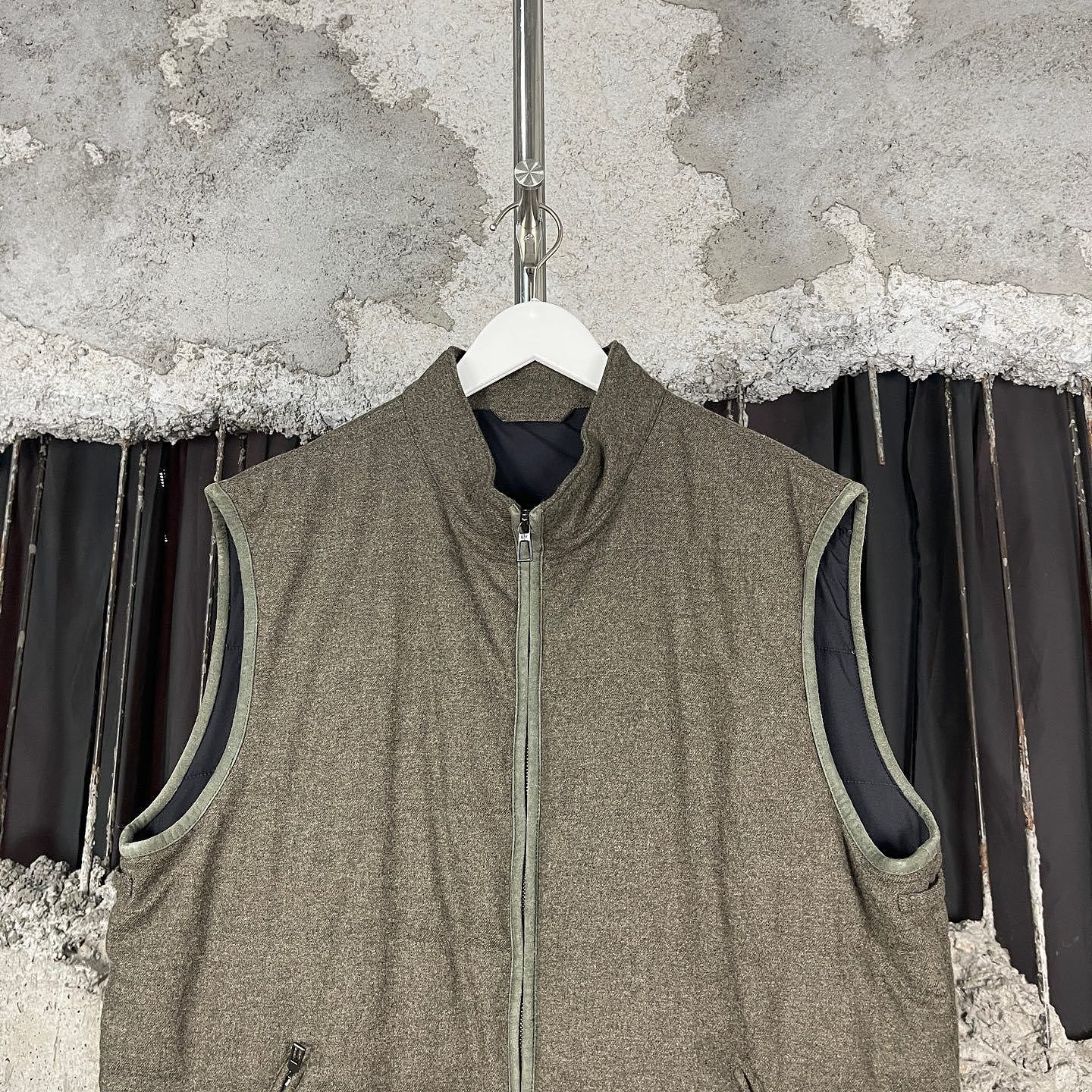 Loro Piana Green Quilted Sleeveless Outerwear Vest XL Size US XL / EU 56 / 4 - 5 Thumbnail