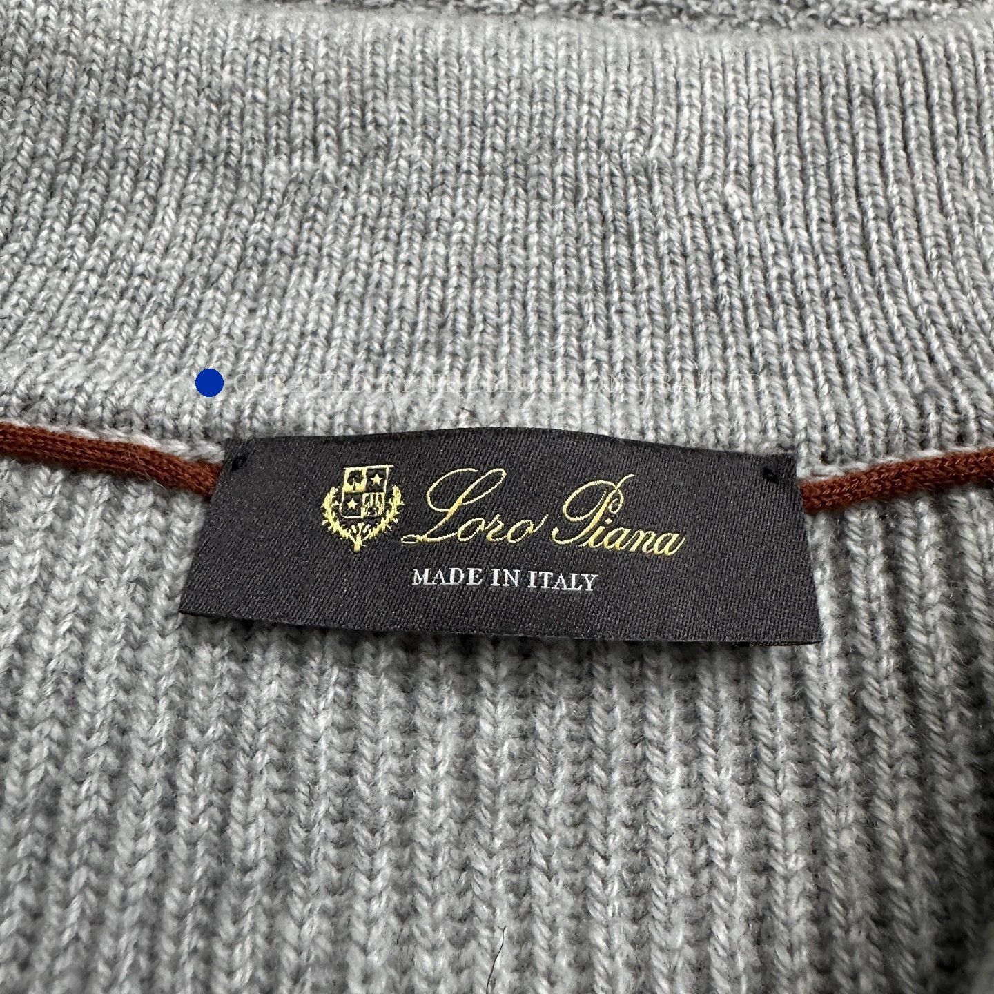 Loro Piana Gray Long Sleeve Button Collar Sweater Size US L / EU 52-54 / 3 - 3 Thumbnail