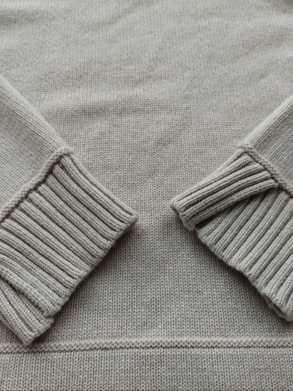Loro Piana Gray Collared Half-Zip Sweater - Size L Size US L / EU 52-54 / 3 - 6 Thumbnail