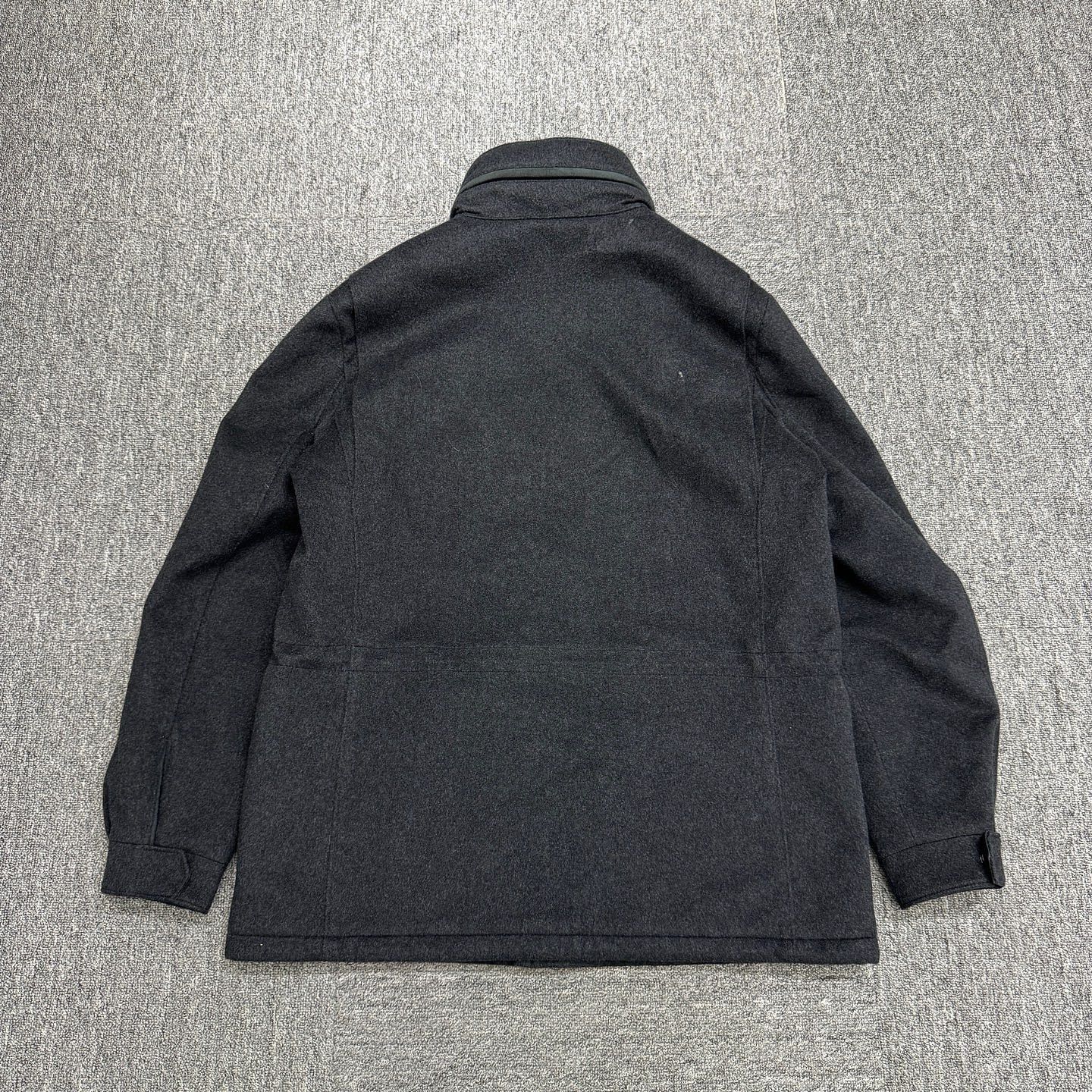 Loro Piana Gray Heavy Wool Coat with Pockets - Size M Size US M / EU 48-50 / 2 - 2 Thumbnail