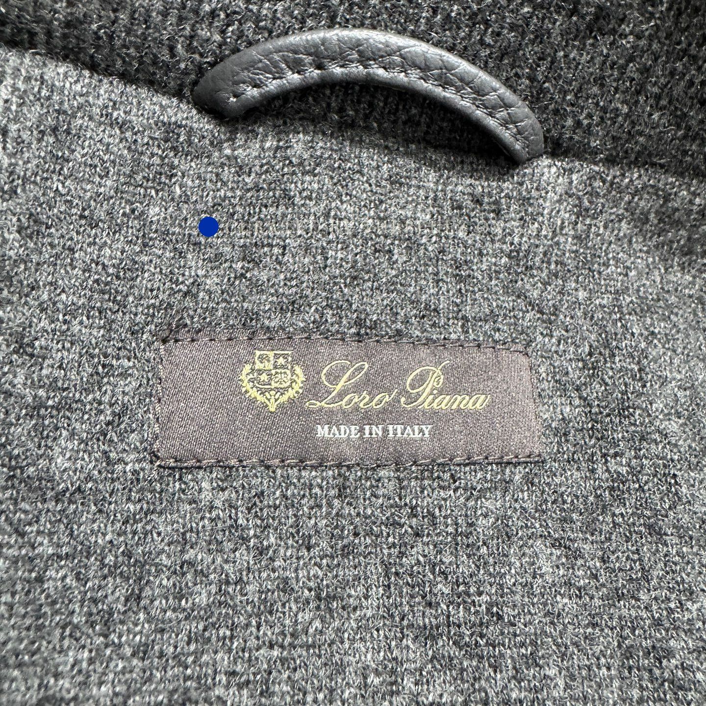 Loro Piana Black Leather Panel Zip-Up Hoodie Size US S / EU 44-46 / 1 - 3 Thumbnail