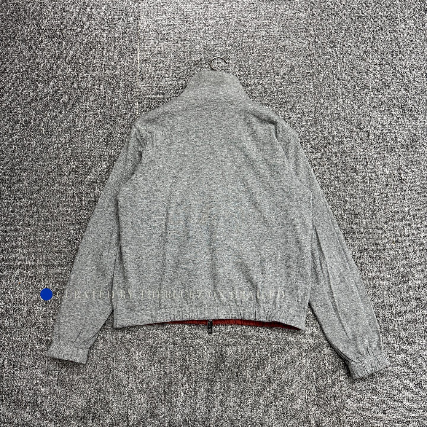 Loro Piana Red Zip-Up Bomber Jacket Size S Size US S / EU 44-46 / 1 - 7 Thumbnail