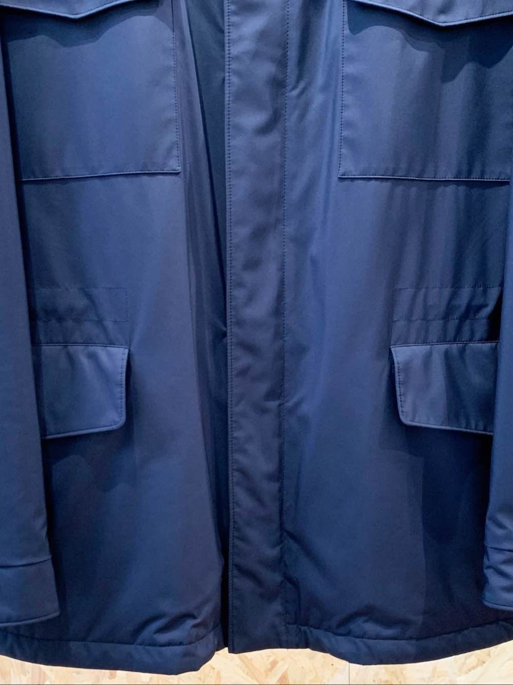 Loro Piana Blue High-Collar Multi-Pocket Jacket Size L Size US L / EU 52-54 / 3 - 6 Thumbnail