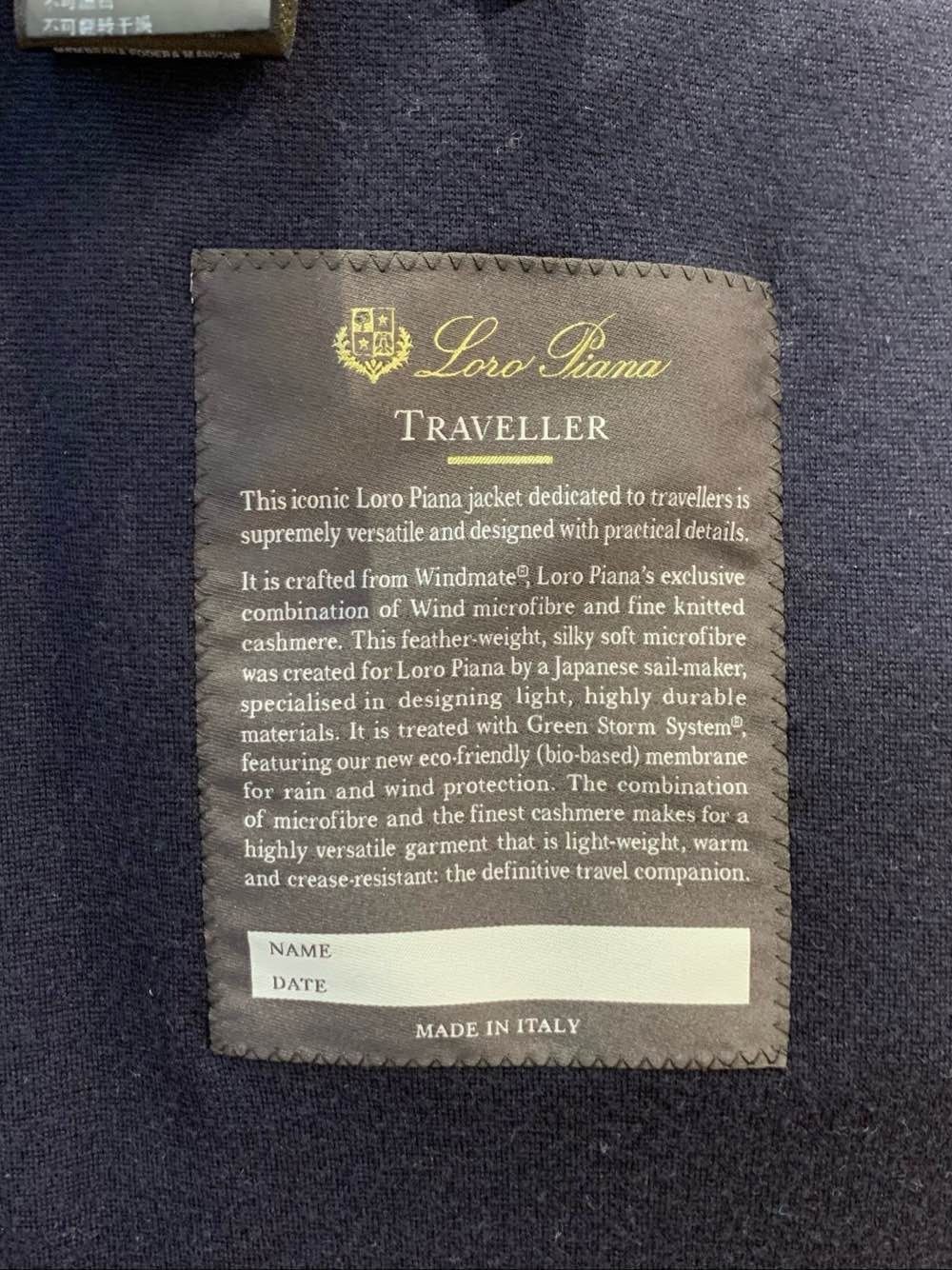 Loro Piana Blue High-Collar Multi-Pocket Jacket Size L Size US L / EU 52-54 / 3 - 7 Thumbnail