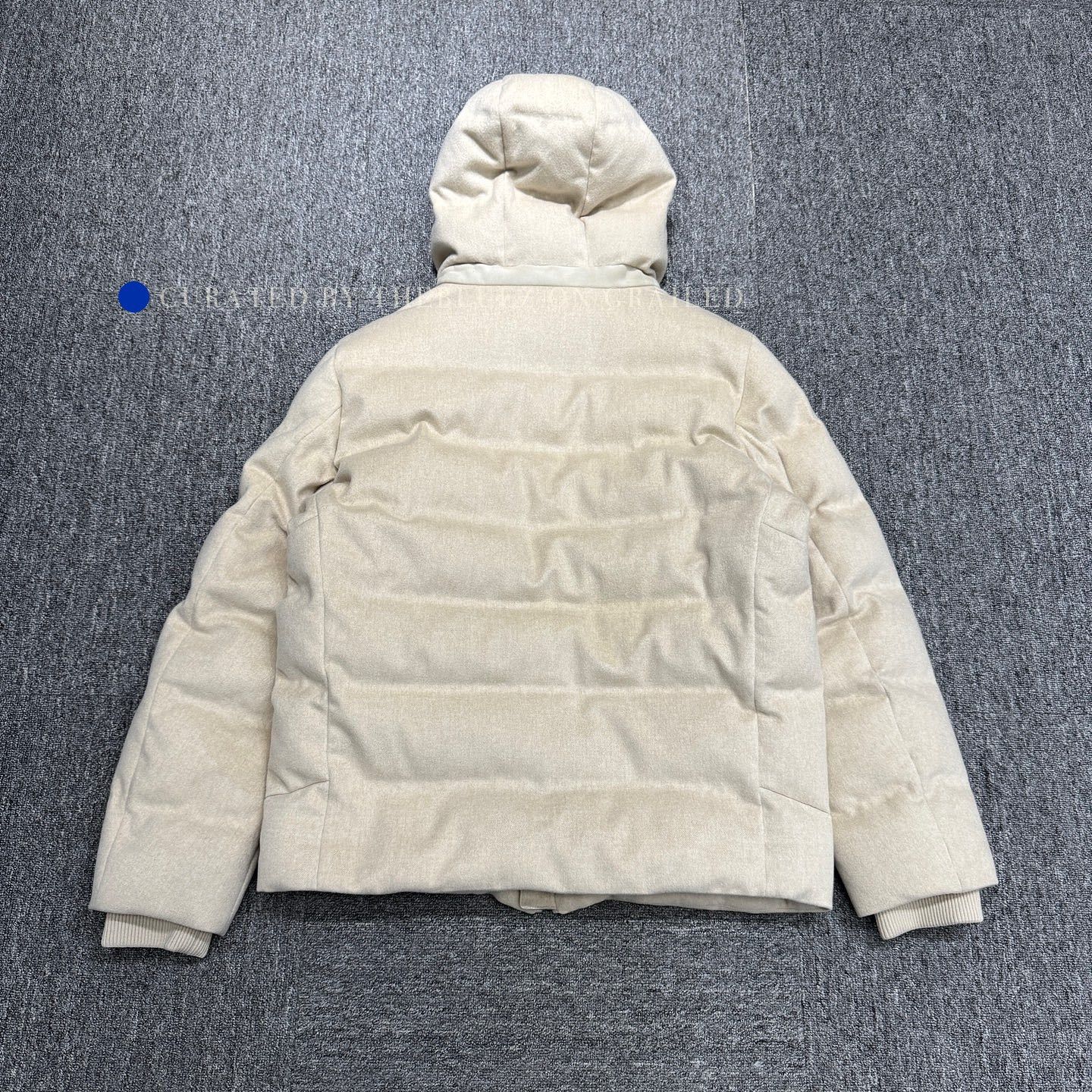 Loro Piana Beige Hooded Padded Coat Size L Size US L / EU 52-54 / 3 - 2 Thumbnail