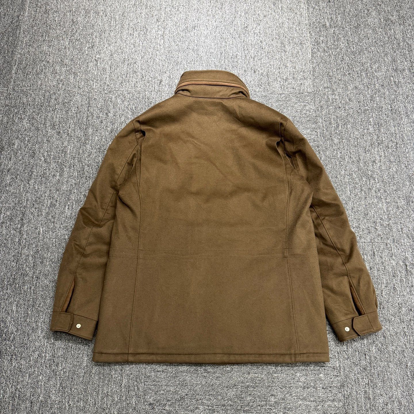 Loro Piana Brown High Collar Multi-Pocket Jacket Size M Size US M / EU 48-50 / 2 - 2 Thumbnail
