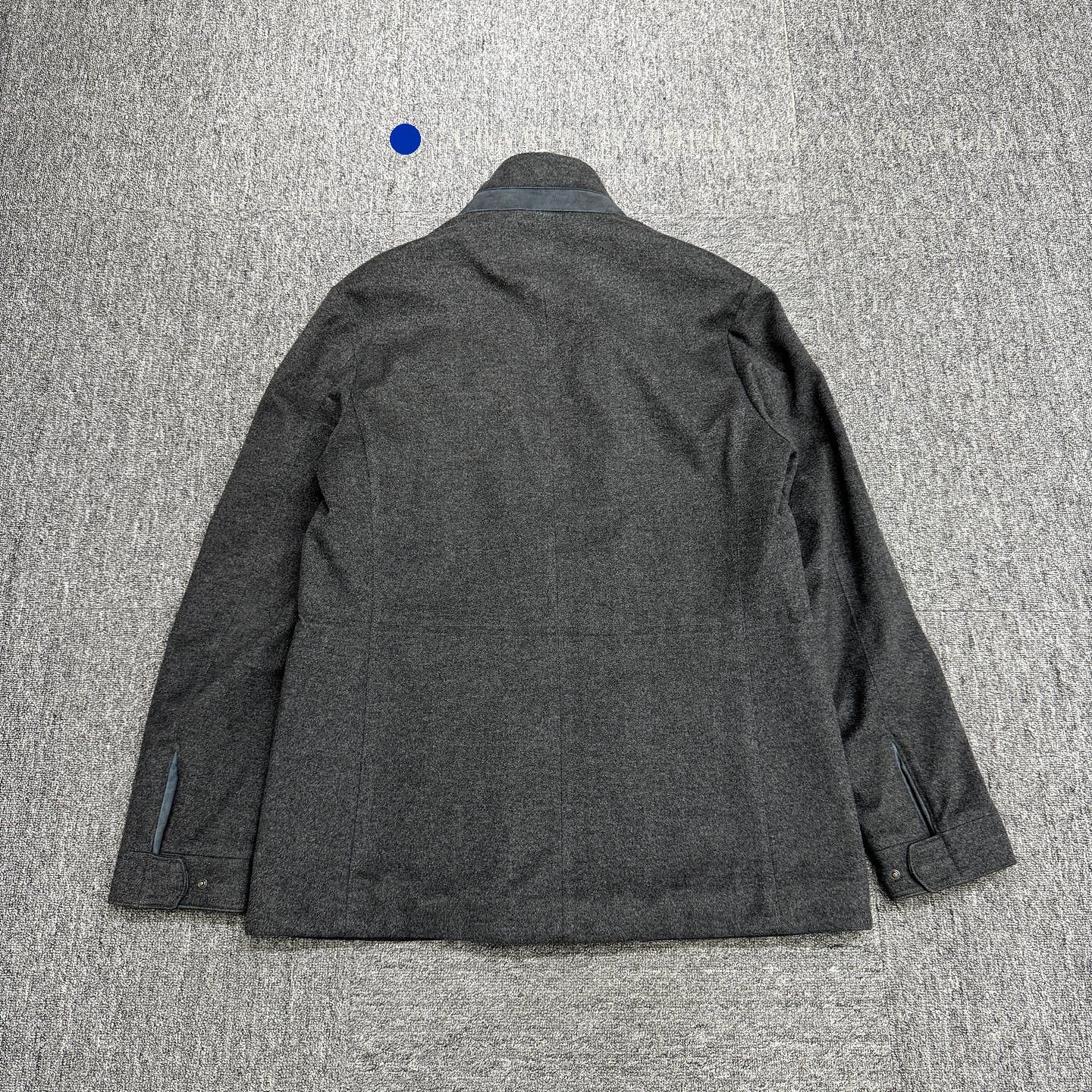 Loro Piana Gray Heavy Wool Blend Coat Size L Size US L / EU 52-54 / 3 - 2 Thumbnail