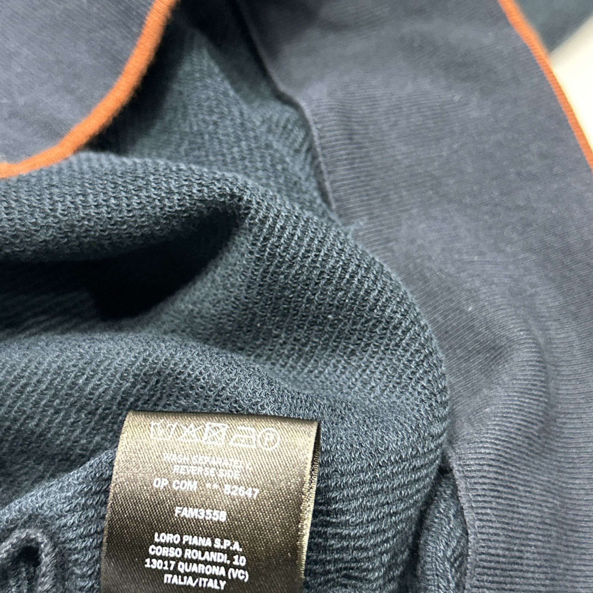 Loro Piana Blue Zip-Up Hoodie with Front Pocket Size US M / EU 48-50 / 2 - 3 Thumbnail