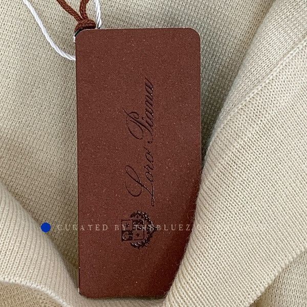 Loro Piana Beige Long Sleeve Polo Shirt - XL Size US XL / EU 56 / 4 - 5 Thumbnail