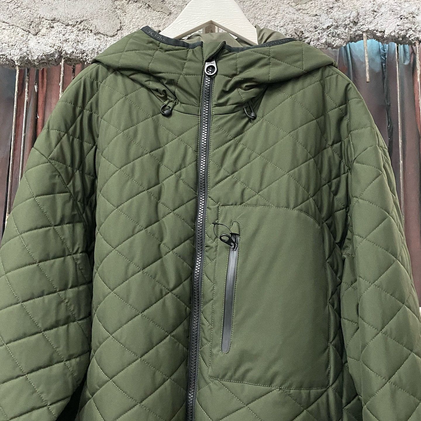 Loro Piana Green Quilted Hooded Jacket Size M Size US M / EU 48-50 / 2 - 6 Thumbnail