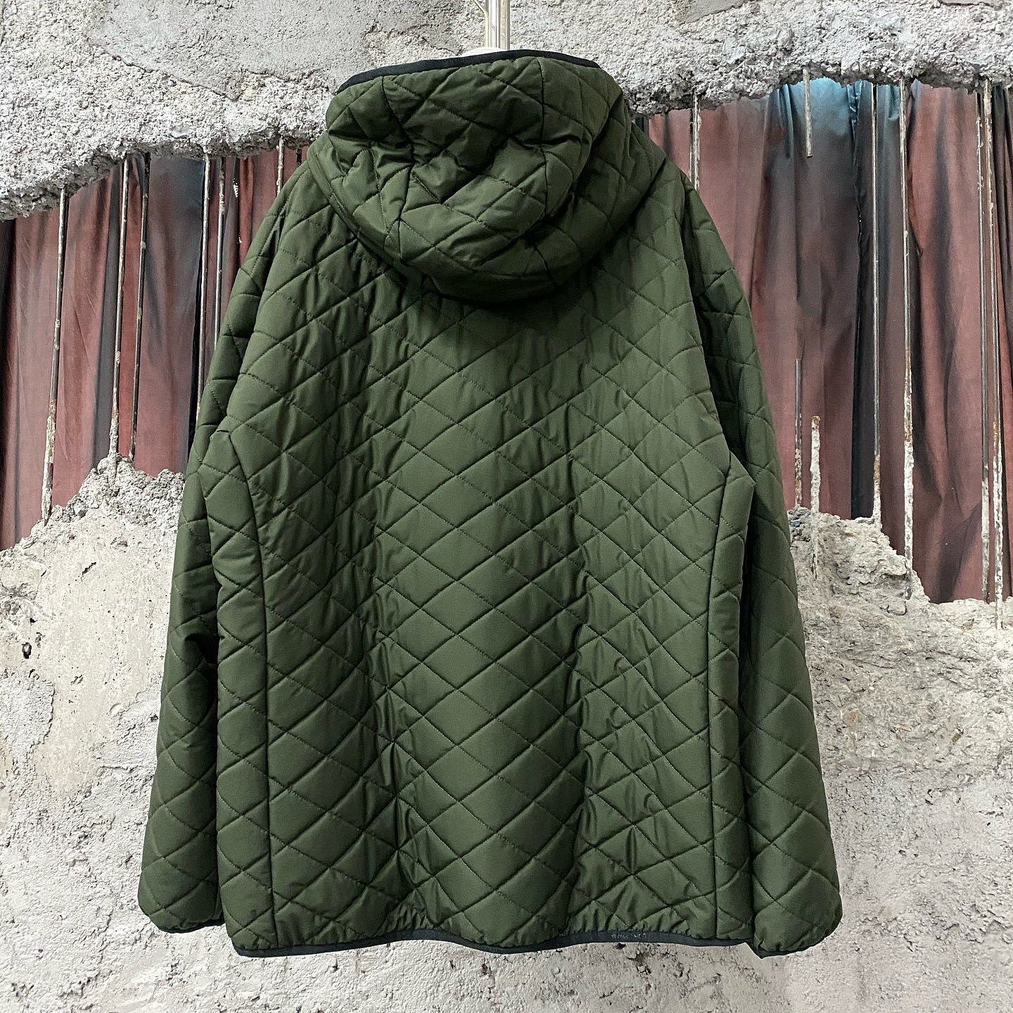 Loro Piana Green Quilted Hooded Jacket Size M Size US M / EU 48-50 / 2 - 2 Thumbnail