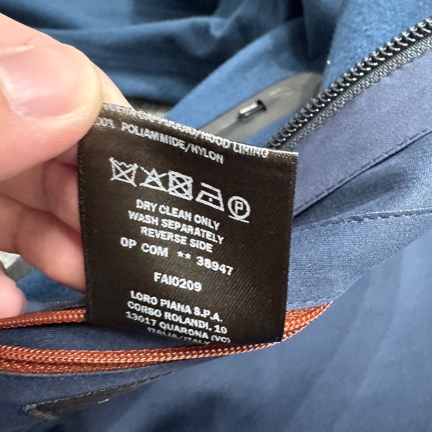 Loro Piana Blue Hooded Jacket with Zip Pockets - Size M Size US M / EU 48-50 / 2 - 6 Thumbnail