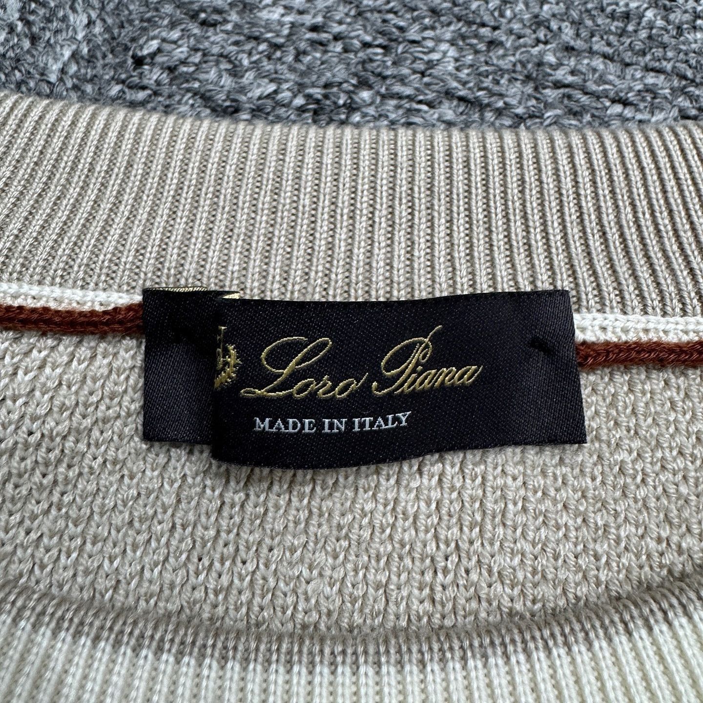 Loro Piana White Mesh Knit Long Sleeve Sweater Size US M / EU 48-50 / 2 - 3 Thumbnail