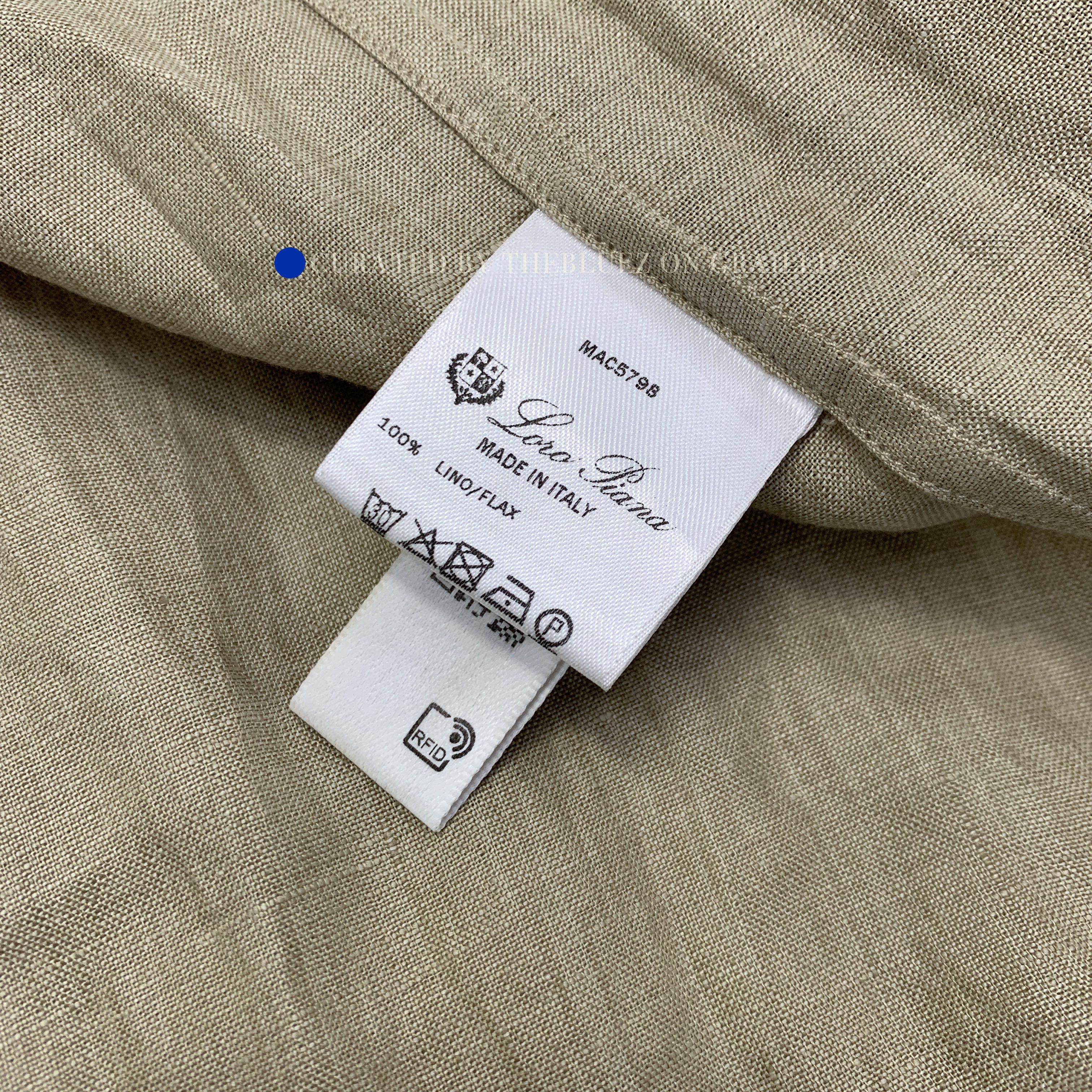 Loro Piana Beige Button-Up Shirt Size US M / EU 48-50 / 2 - 2 Thumbnail